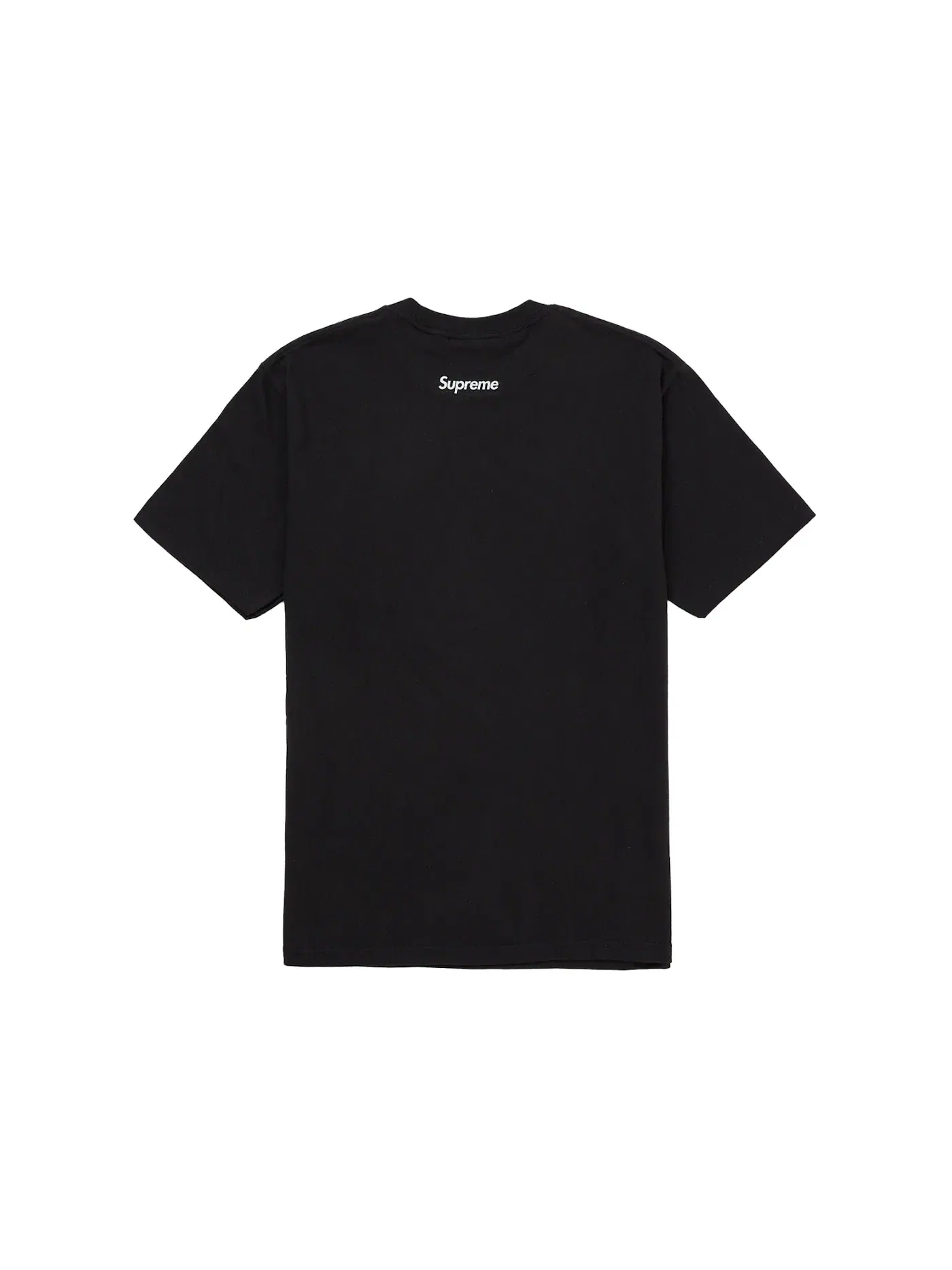 Мужская футболка с принтом Supreme Tee — изображение 2 из 2, черный