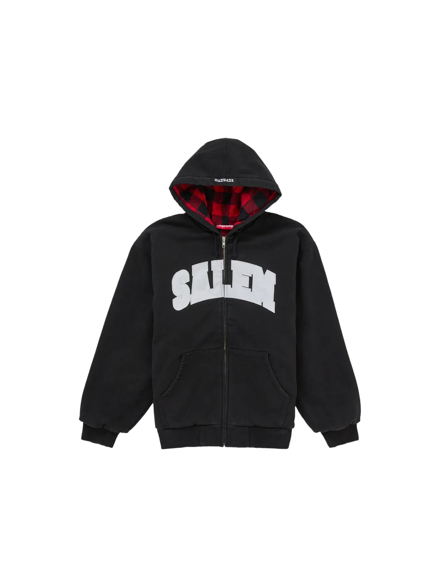 Мужская худи на молнии Salem Supreme — изображение 1 из 2, черный