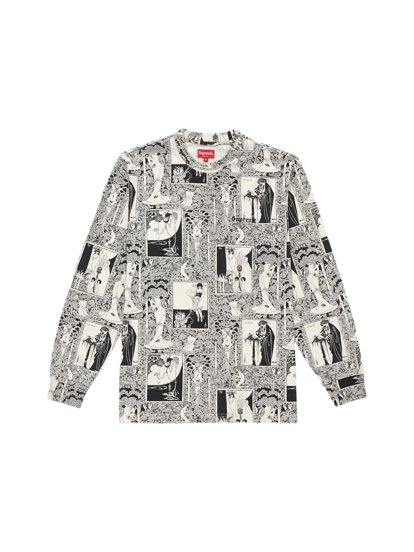 Мужская футболка с длинным рукавом Supreme Top — изображение 1 из 1, черный