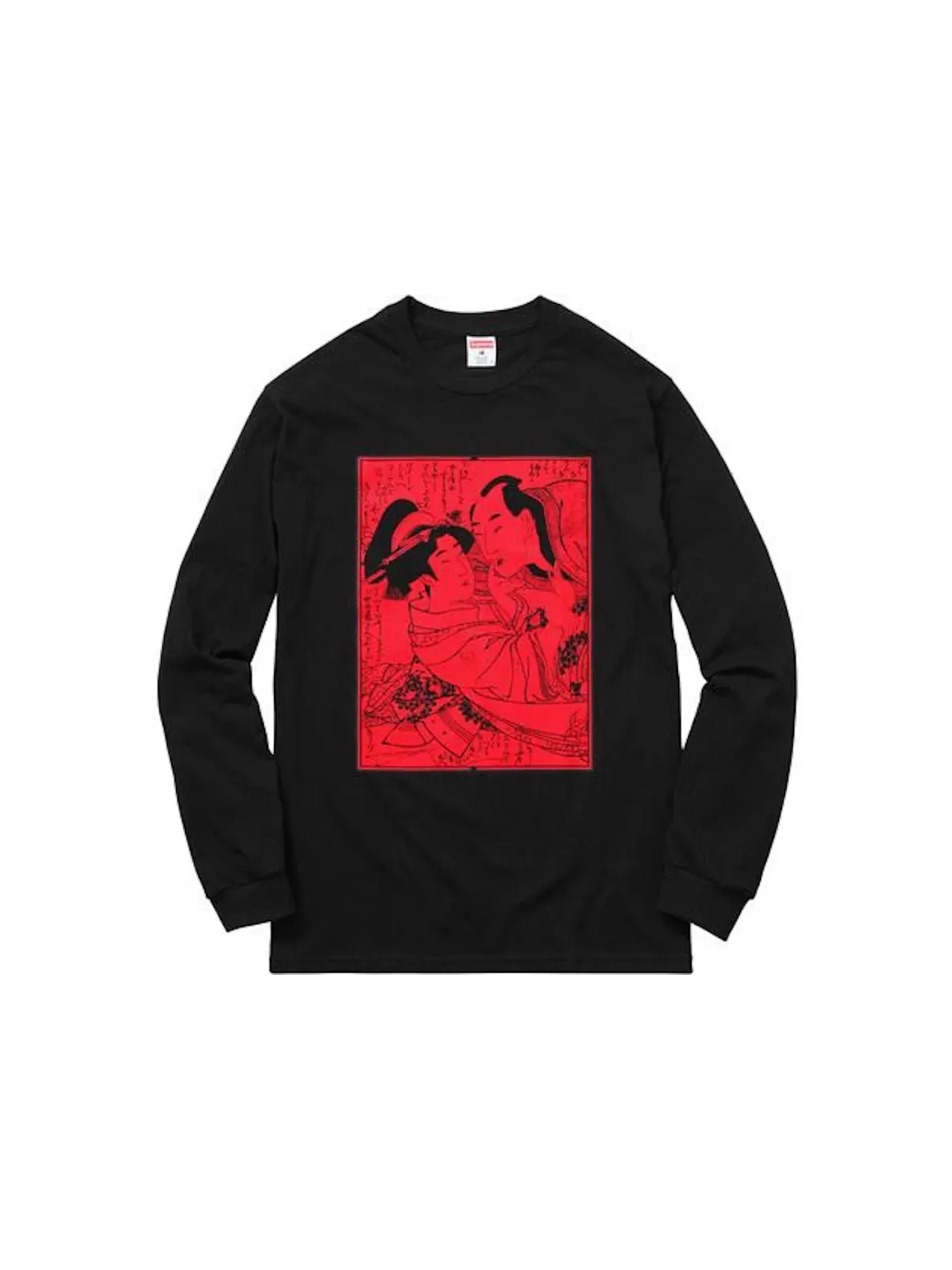 Мужская футболка с длинным рукавом Supreme LS Tee — изображение 1 из 2, черный