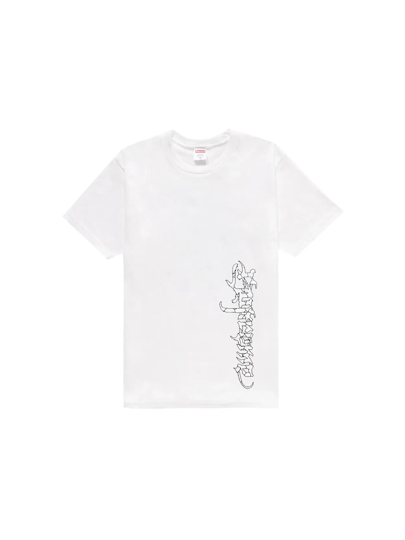 Мужская футболка с принтом Supreme Tee — изображение 2 из 2, белый