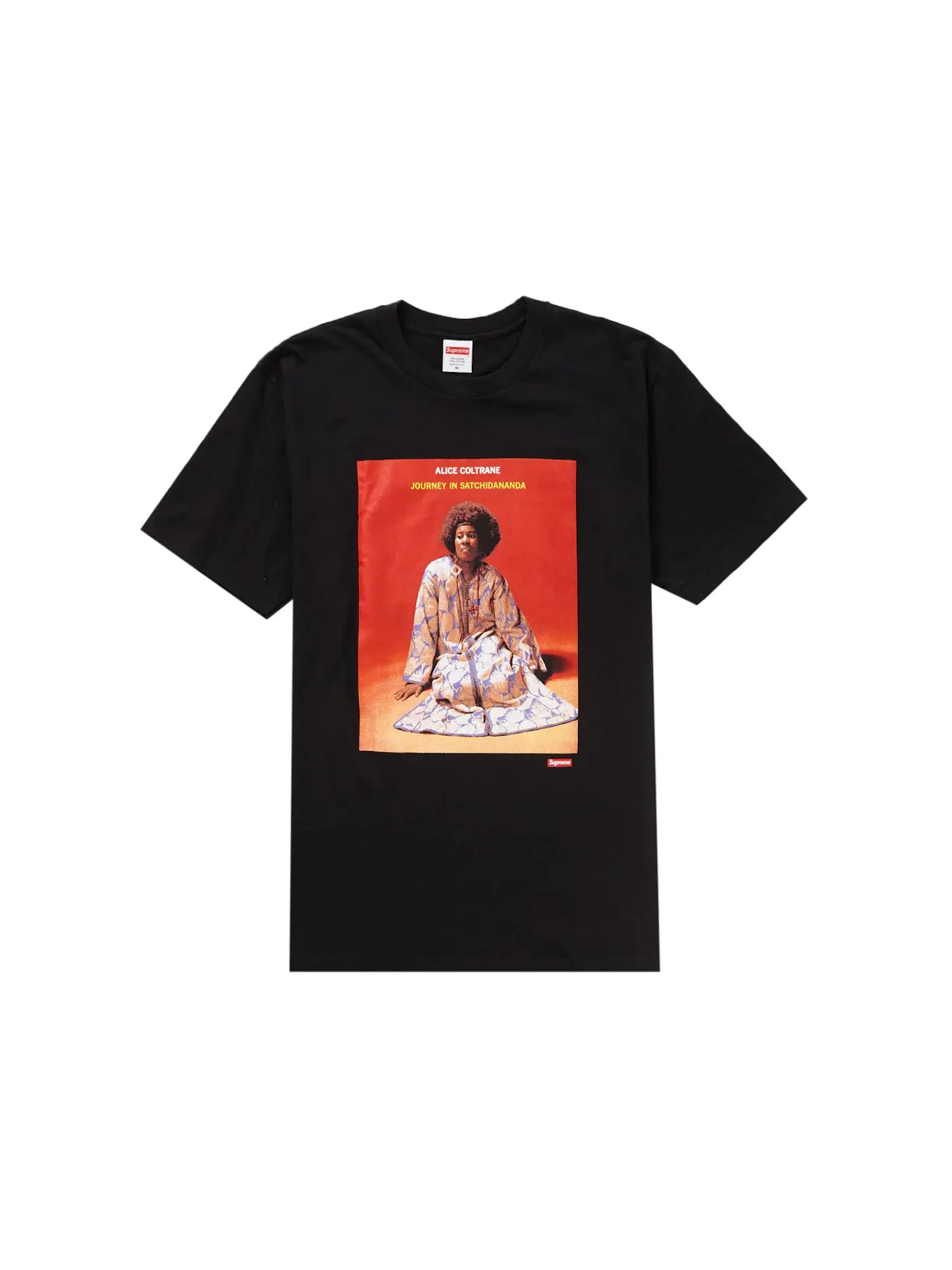 Мужская футболка с принтом Supreme Tee — изображение 1 из 1, черный