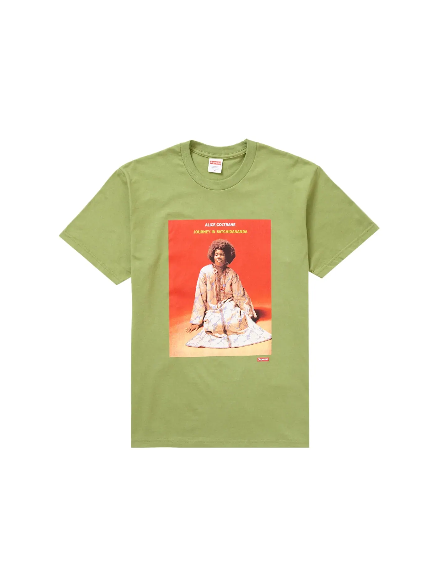 Мужская футболка с принтом Supreme Tee — изображение 1 из 1, мох