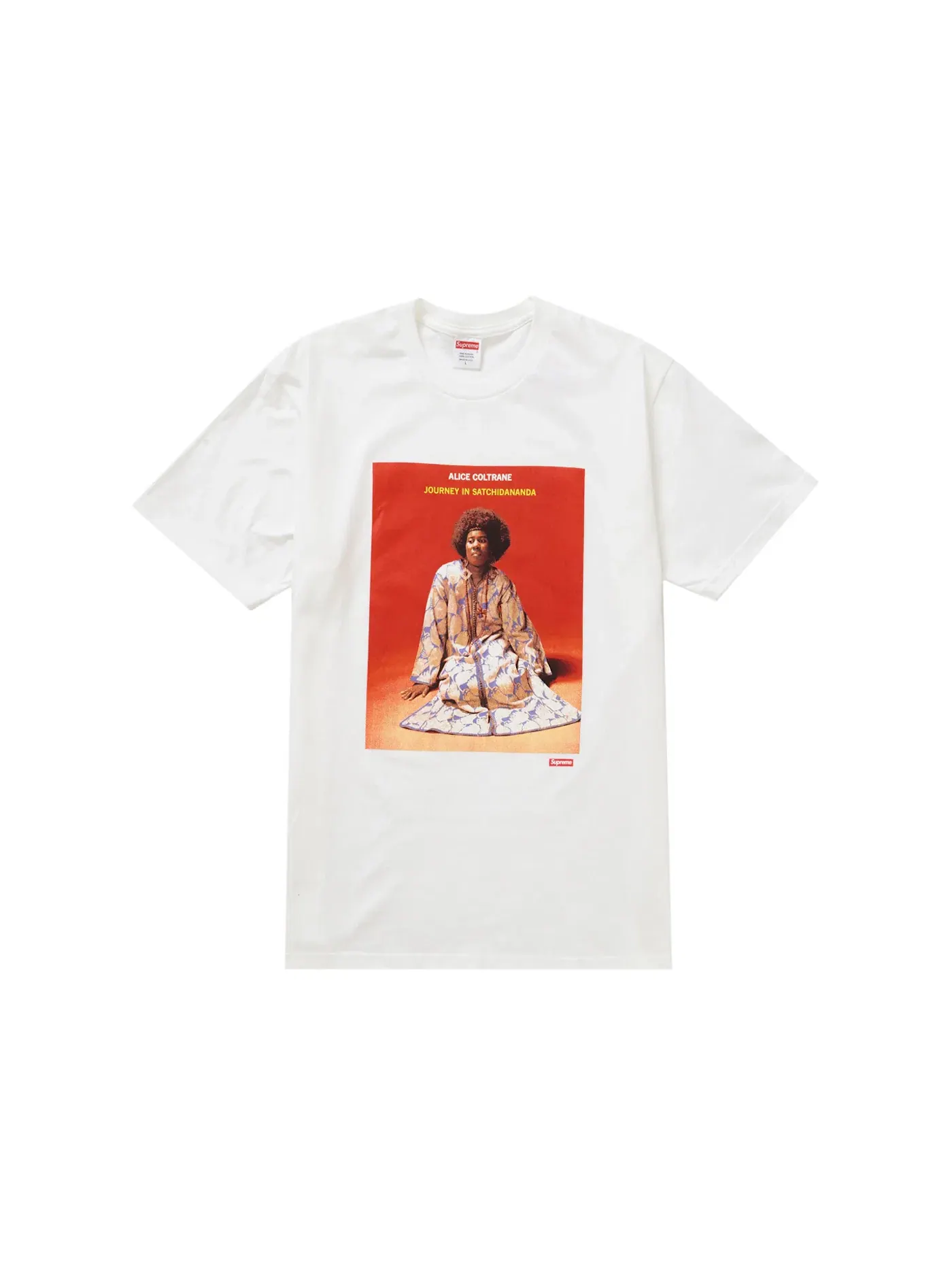 Мужская футболка с принтом Supreme Tee — изображение 1 из 1, белый