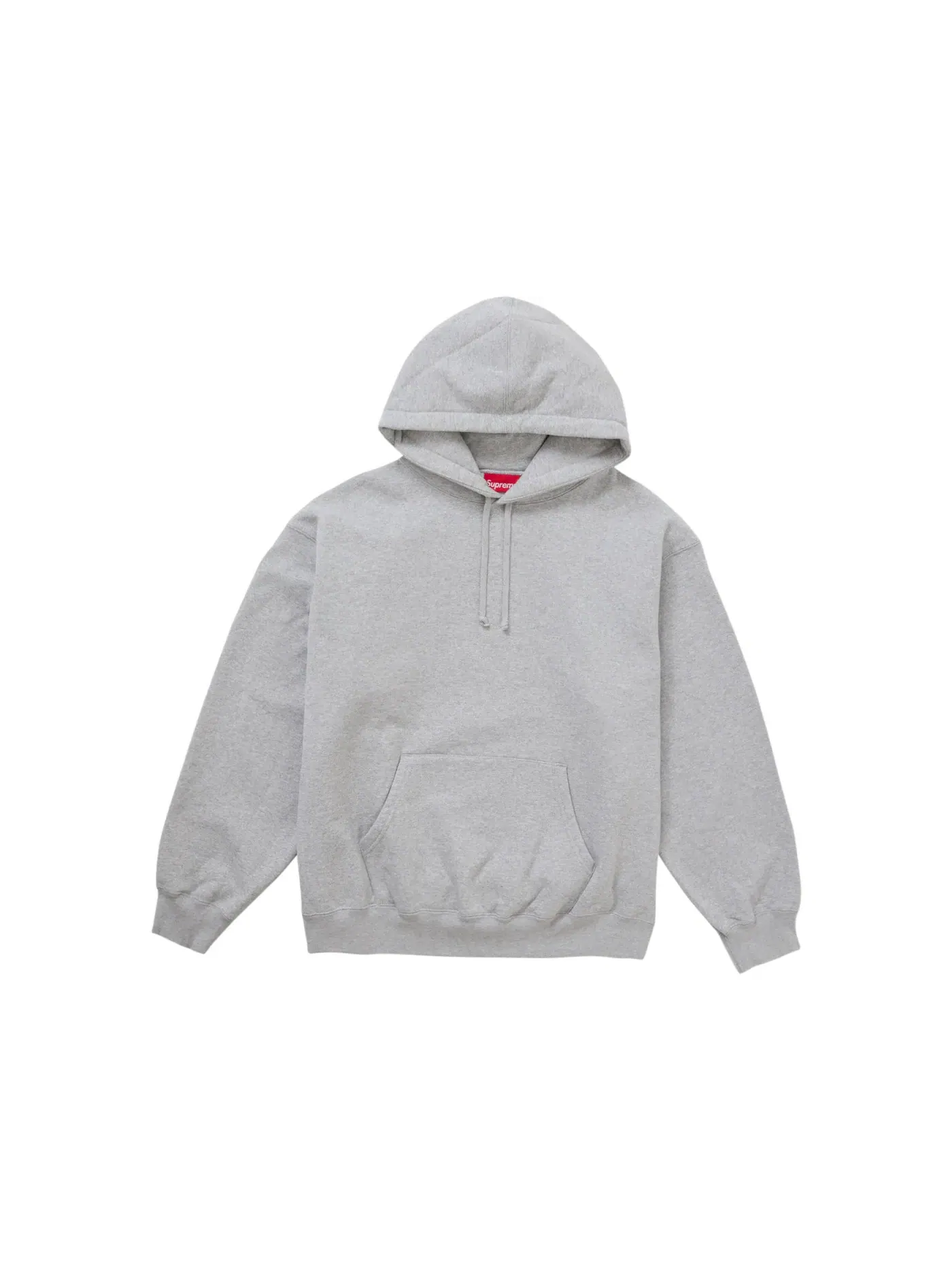 Мужская худи с принтом Supreme Satin Applique FW24 Supreme — изображение 2 из 2, серый