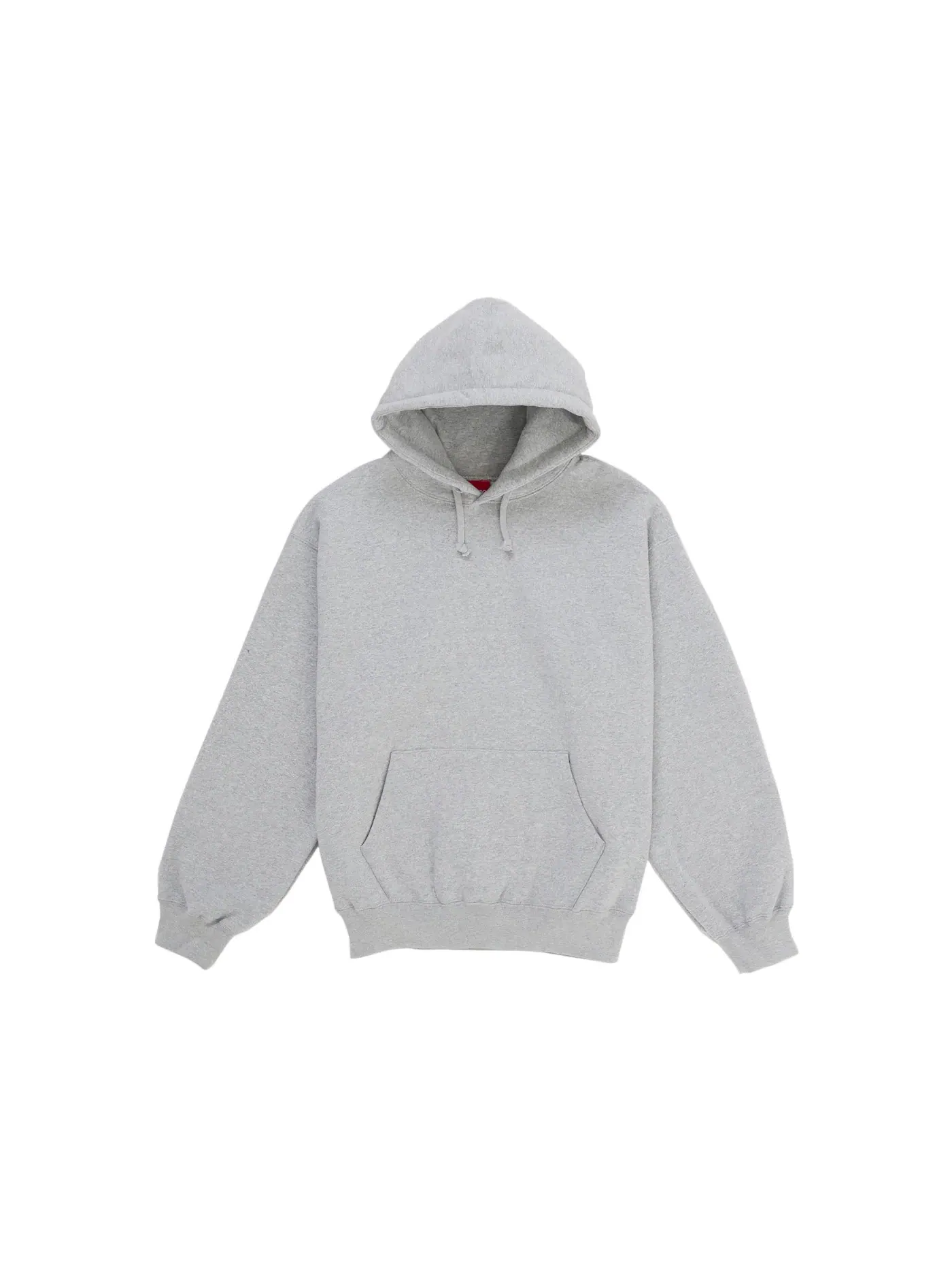 Мужской худи с аппликацией из атласа Supreme Sweatshirt (SS26) — изображение 1 из 2, серый