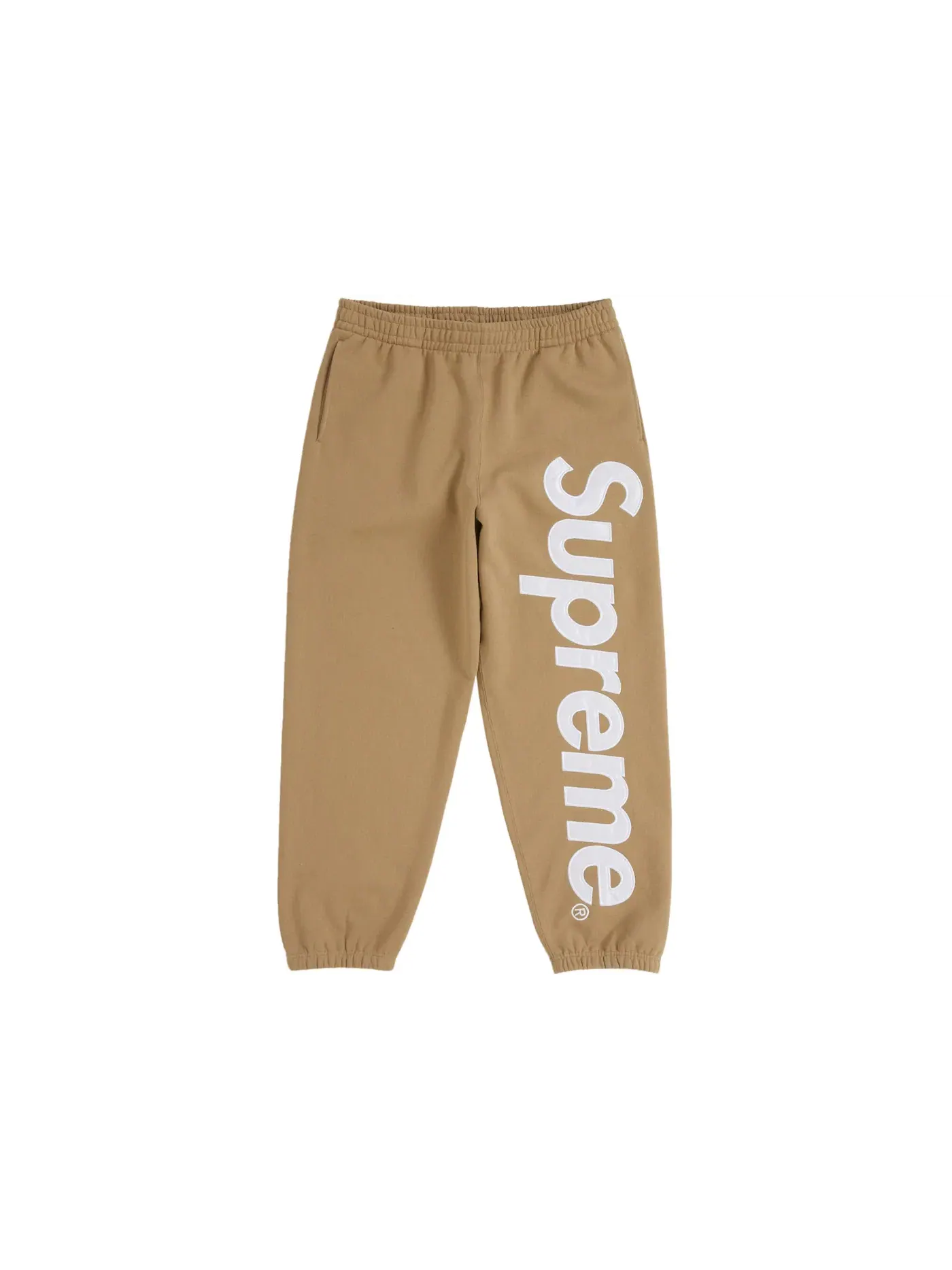 Мужские спортивные штаны с сатиновой аппликацией Sweatpant (FW25) Supreme — изображение 1 из 2, коричневый
