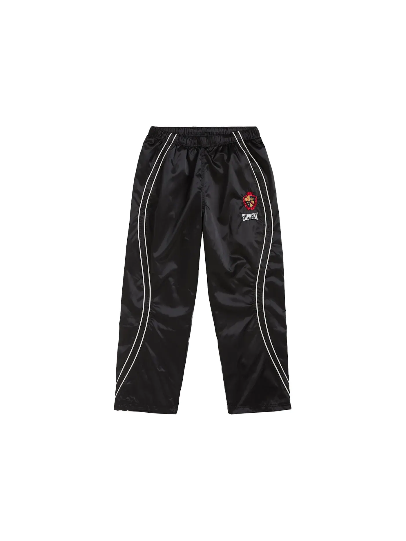 Мужские штаны из сатина Supreme Satin Track Pant (SS25) — изображение 1 из 2, черный