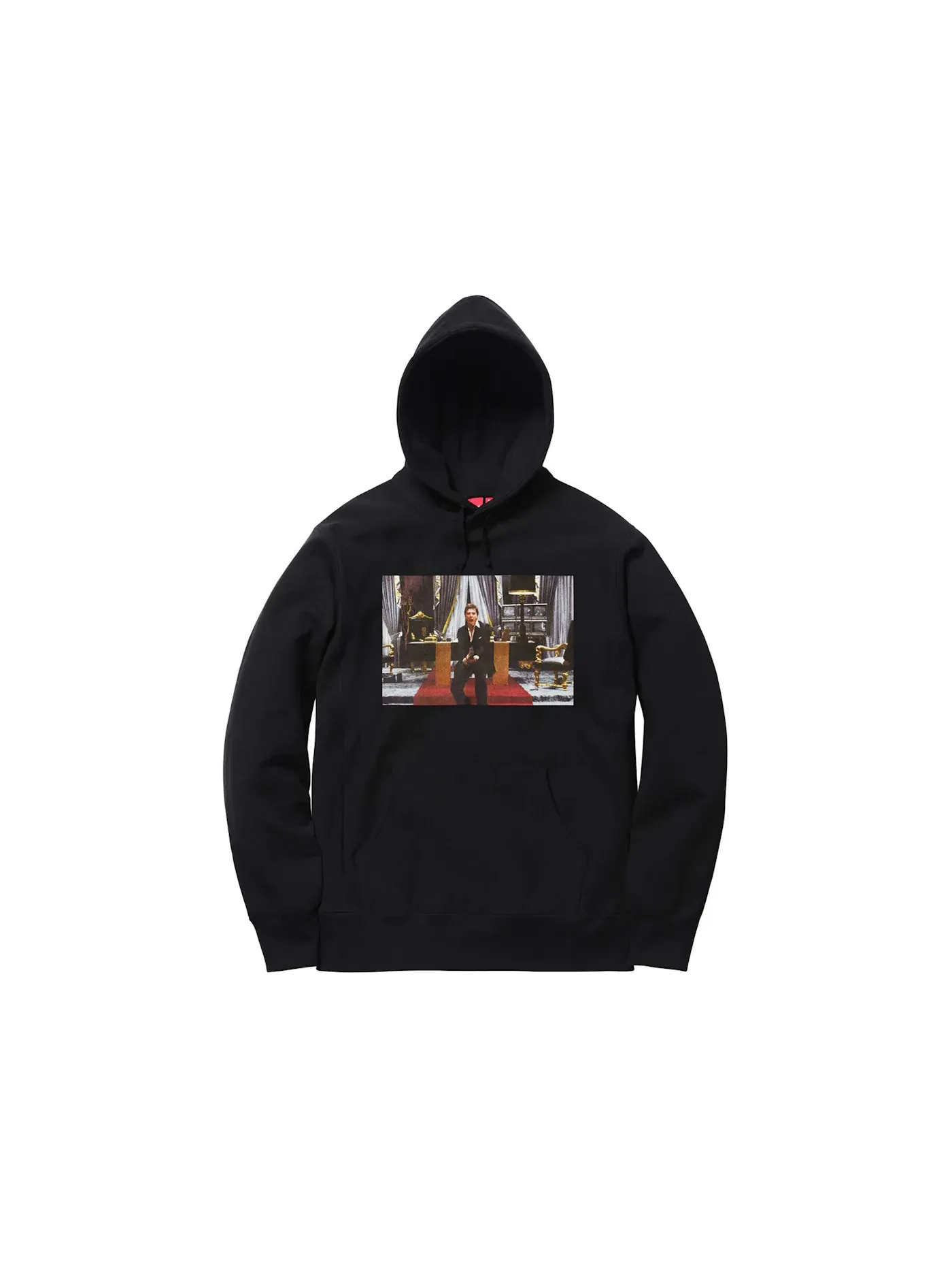 Мужская худи с принтом Scarface Friend Supreme — изображение 1 из 2, черный