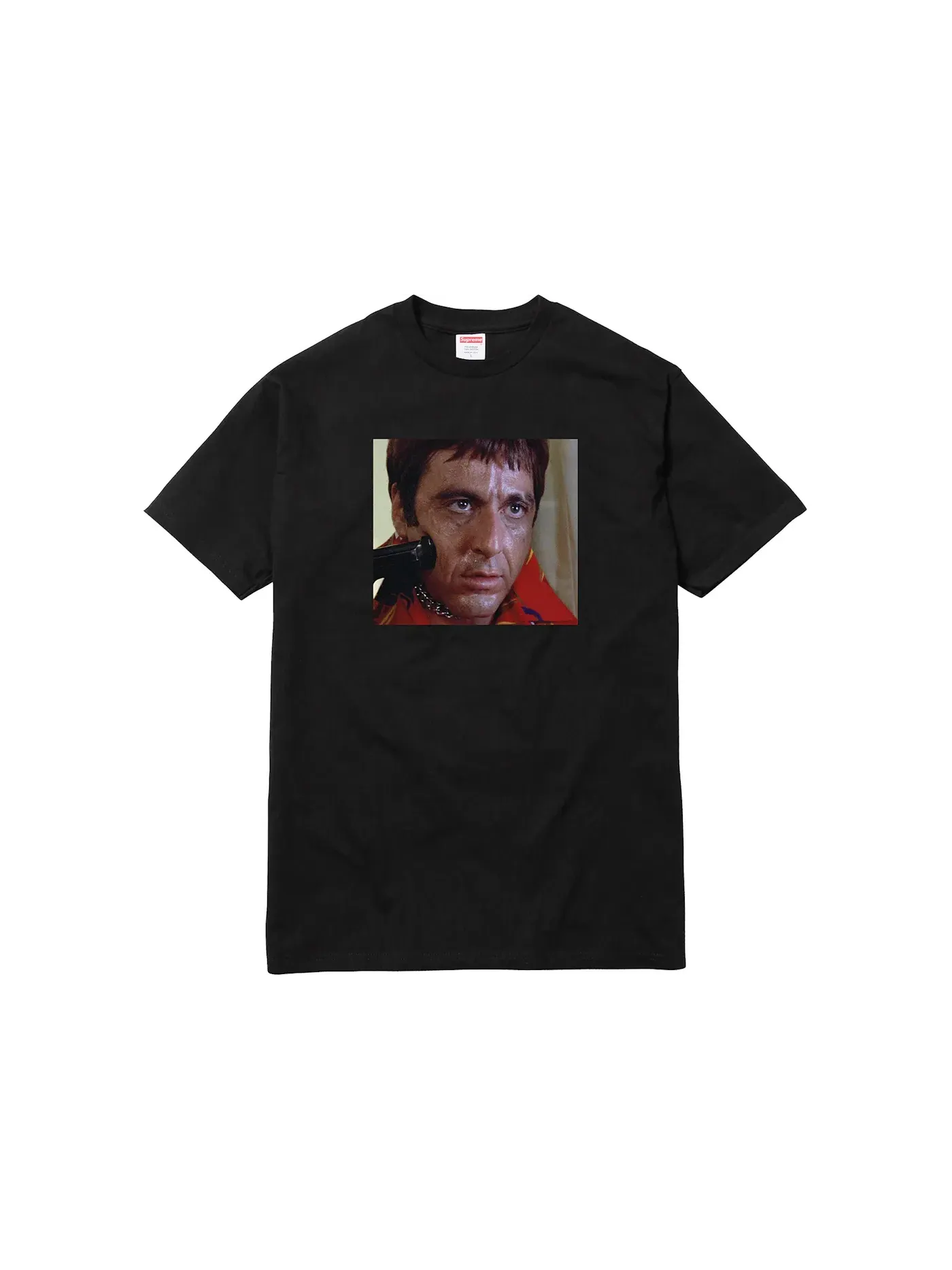 Мужская футболка с принтом Supreme Tee — изображение 1 из 2, черный