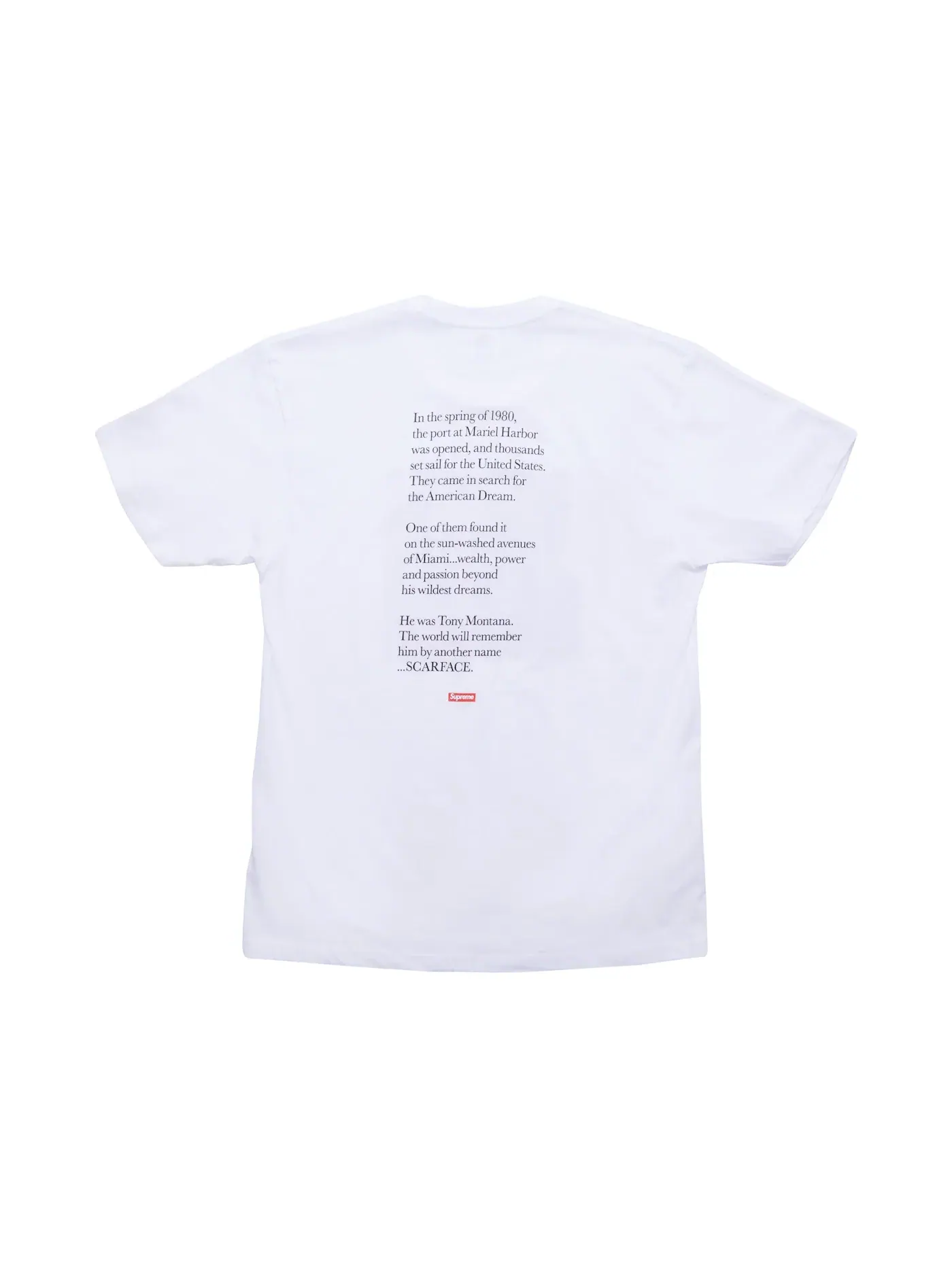Мужская футболка с принтом Tee Supreme — изображение 2 из 2, белый
