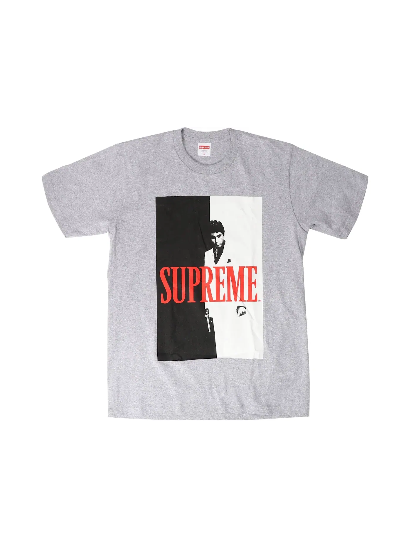 Мужская футболка с принтом Split Tee Supreme — изображение 1 из 2, серый