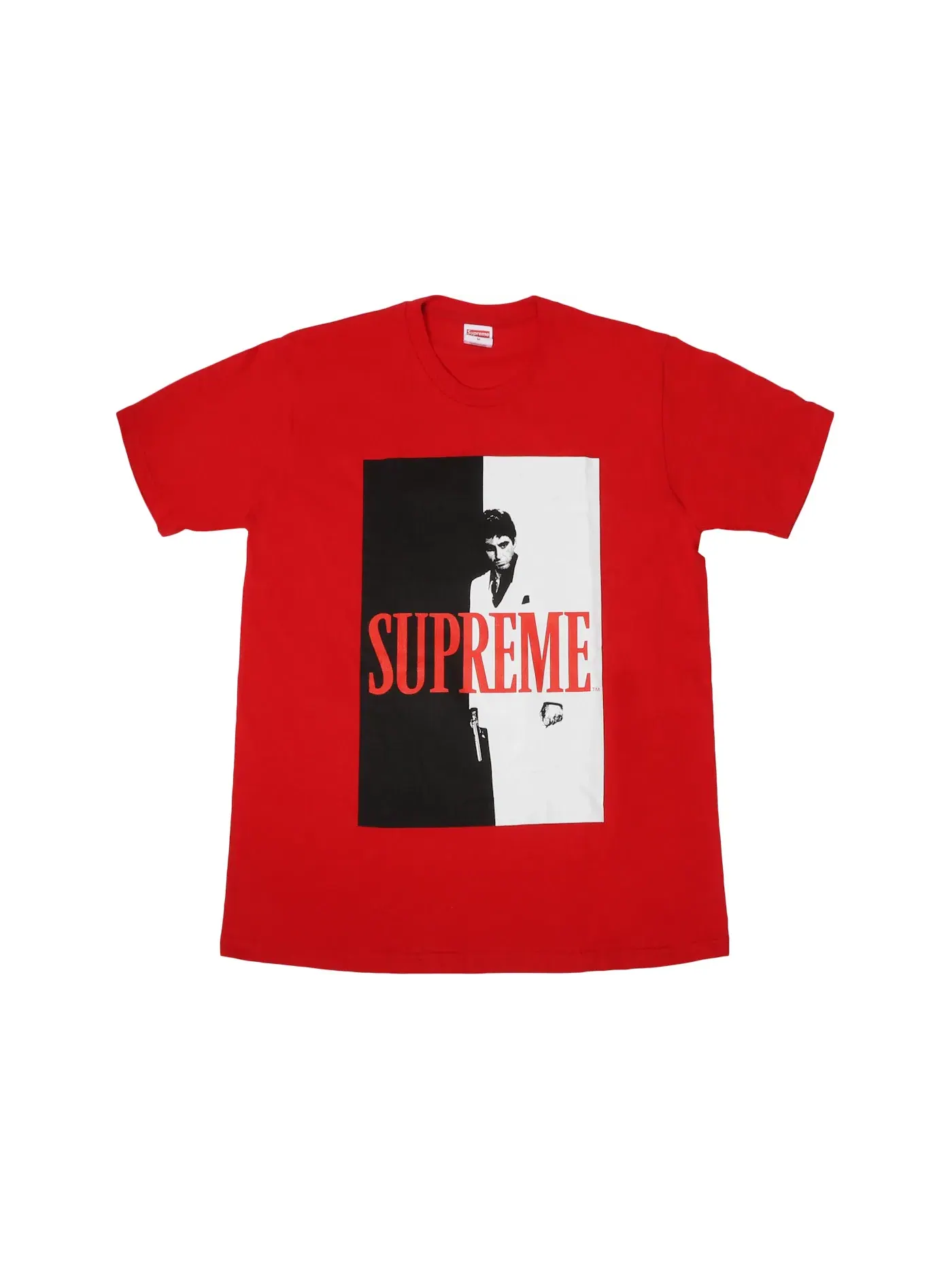 Мужская футболка с принтом Split Tee Supreme — изображение 1 из 2, красный