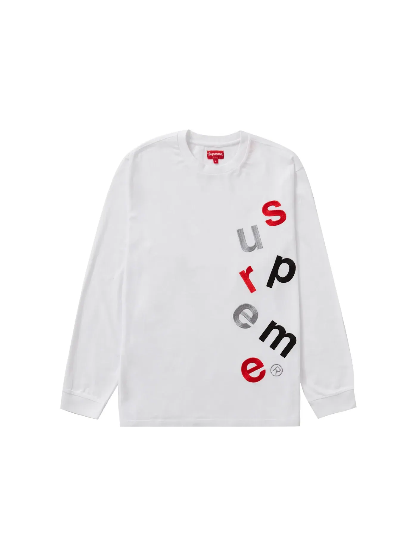 Мужская футболка с длинным рукавом Supreme L/S Top — изображение 1 из 1, белый