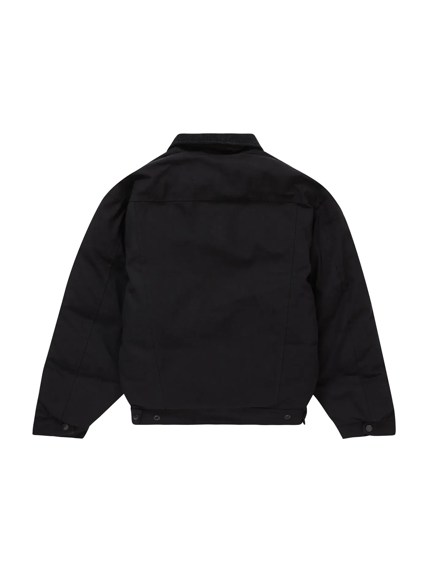 Мужская куртка-бомбер с принтом Schott Canvas Down Trucker Supreme — изображение 3 из 3, черный