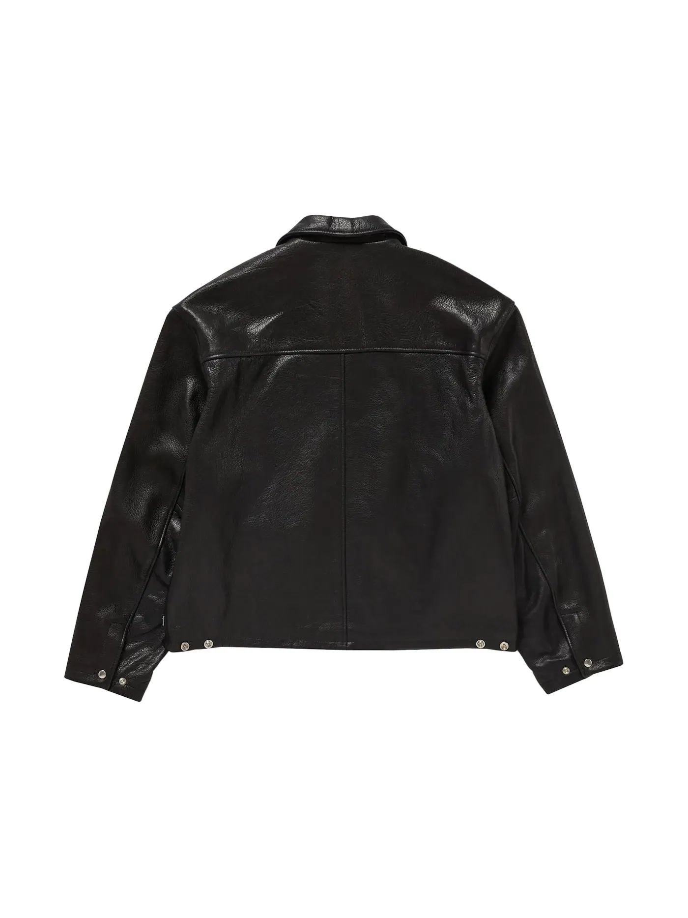 Мужская кожаная куртка-райдер Supreme Jacket (FW24) — изображение 3 из 3, черный