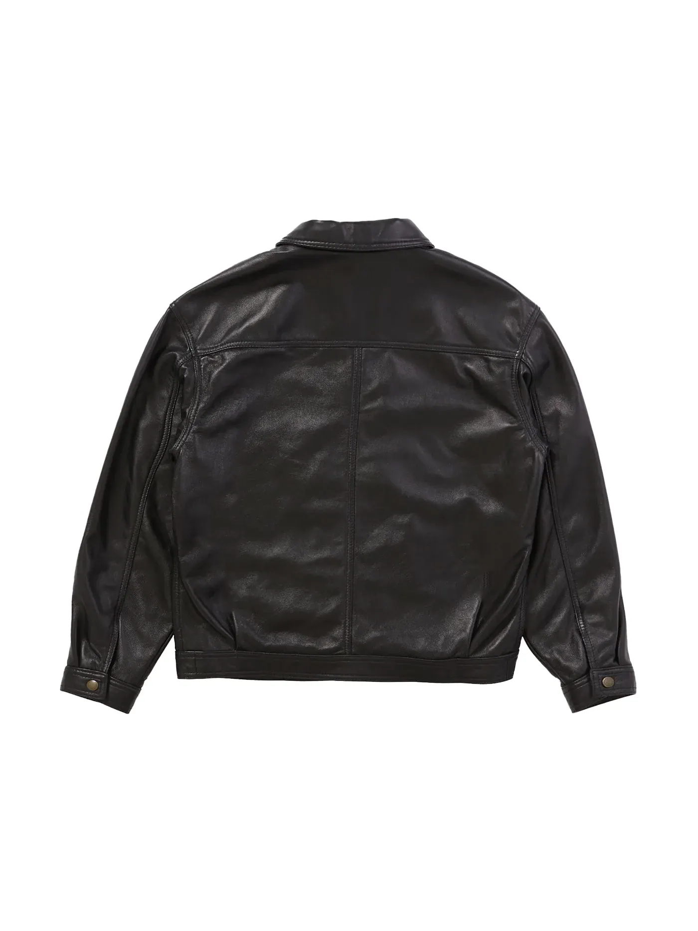 Мужская кожаная куртка Schott Supreme — изображение 3 из 3, черный