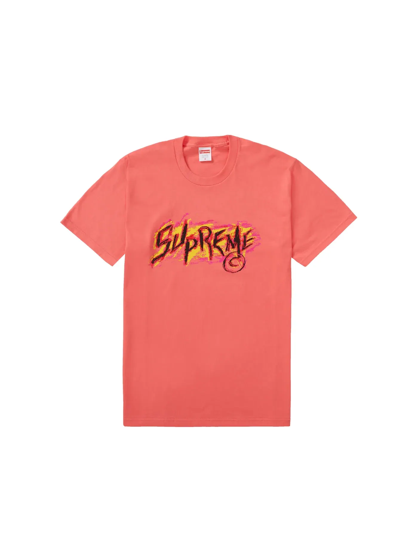 Мужская футболка хлопковая Supreme Tee — изображение 1 из 1, оранжевый