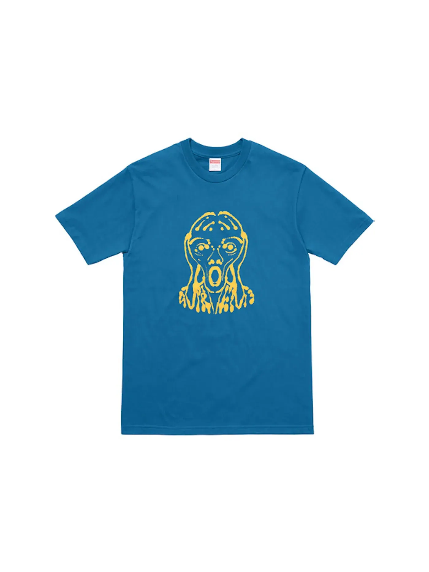 Мужская футболка с принтом Supreme Tee Supreme — изображение 1 из 1, глубокий синий