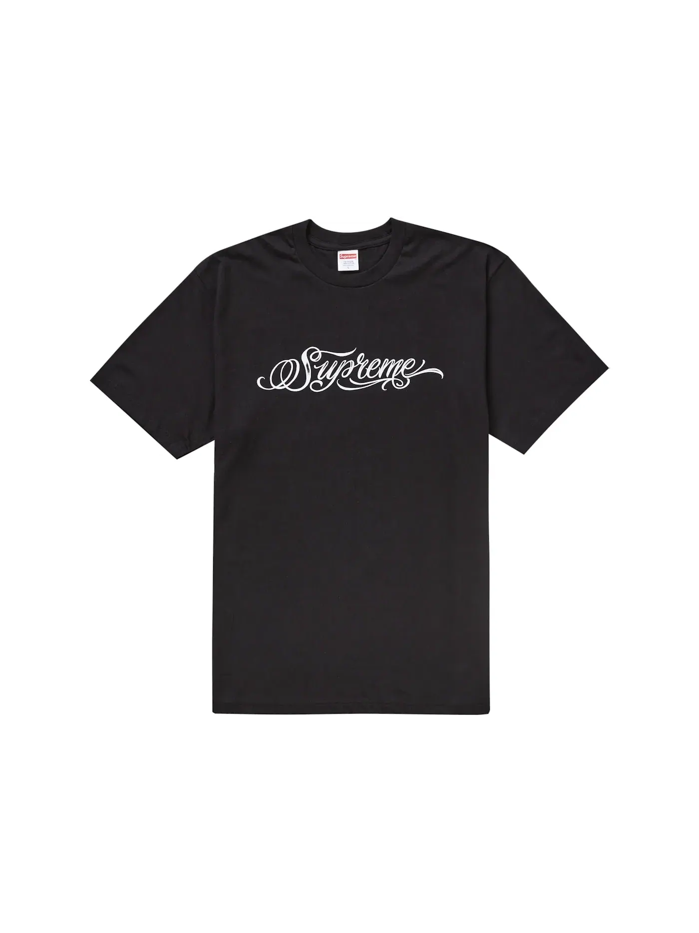 Мужская футболка с принтом Supreme Tee — изображение 1 из 1, черный