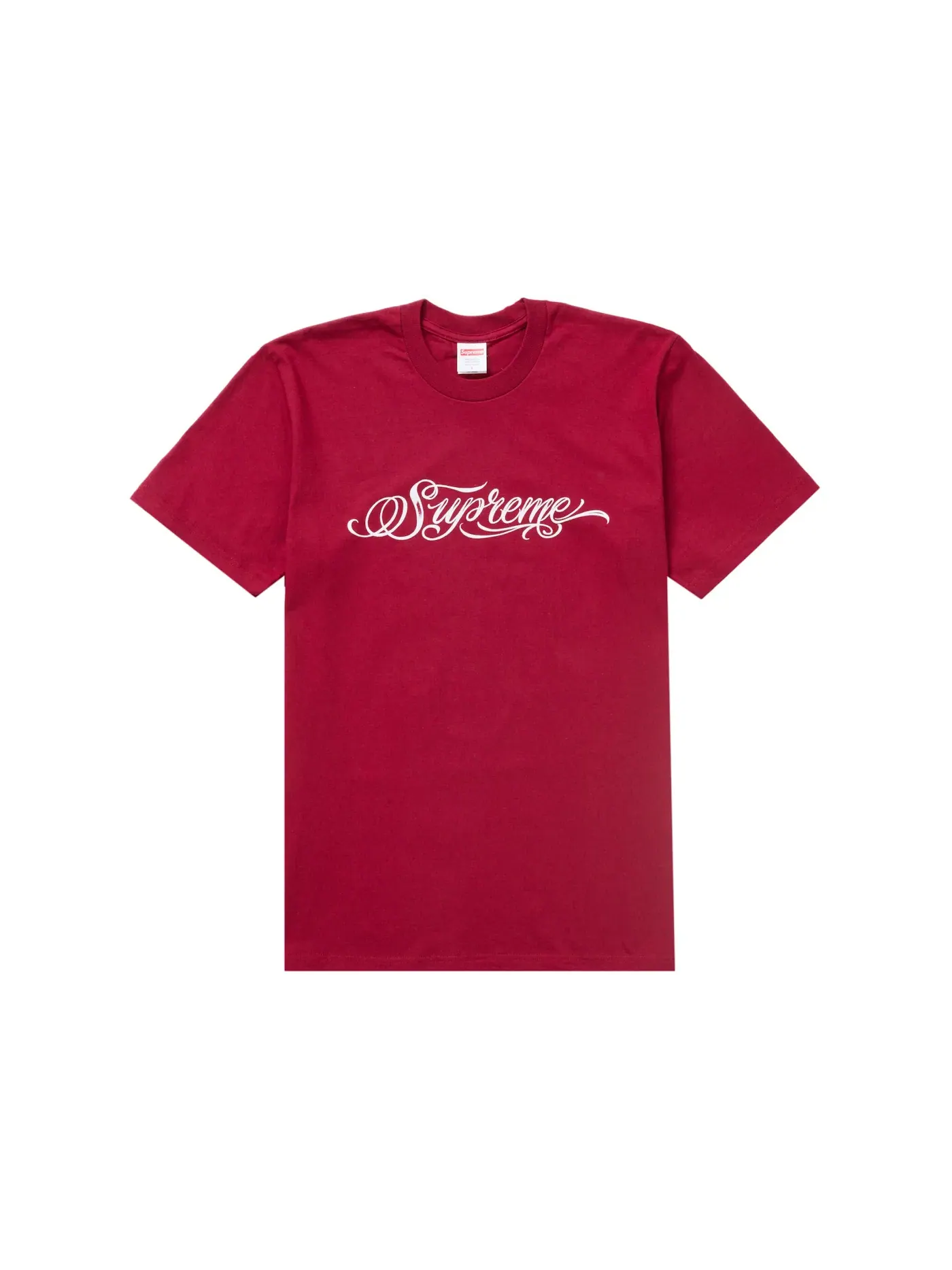 Мужская футболка с принтом Supreme Tee — изображение 1 из 1, красный