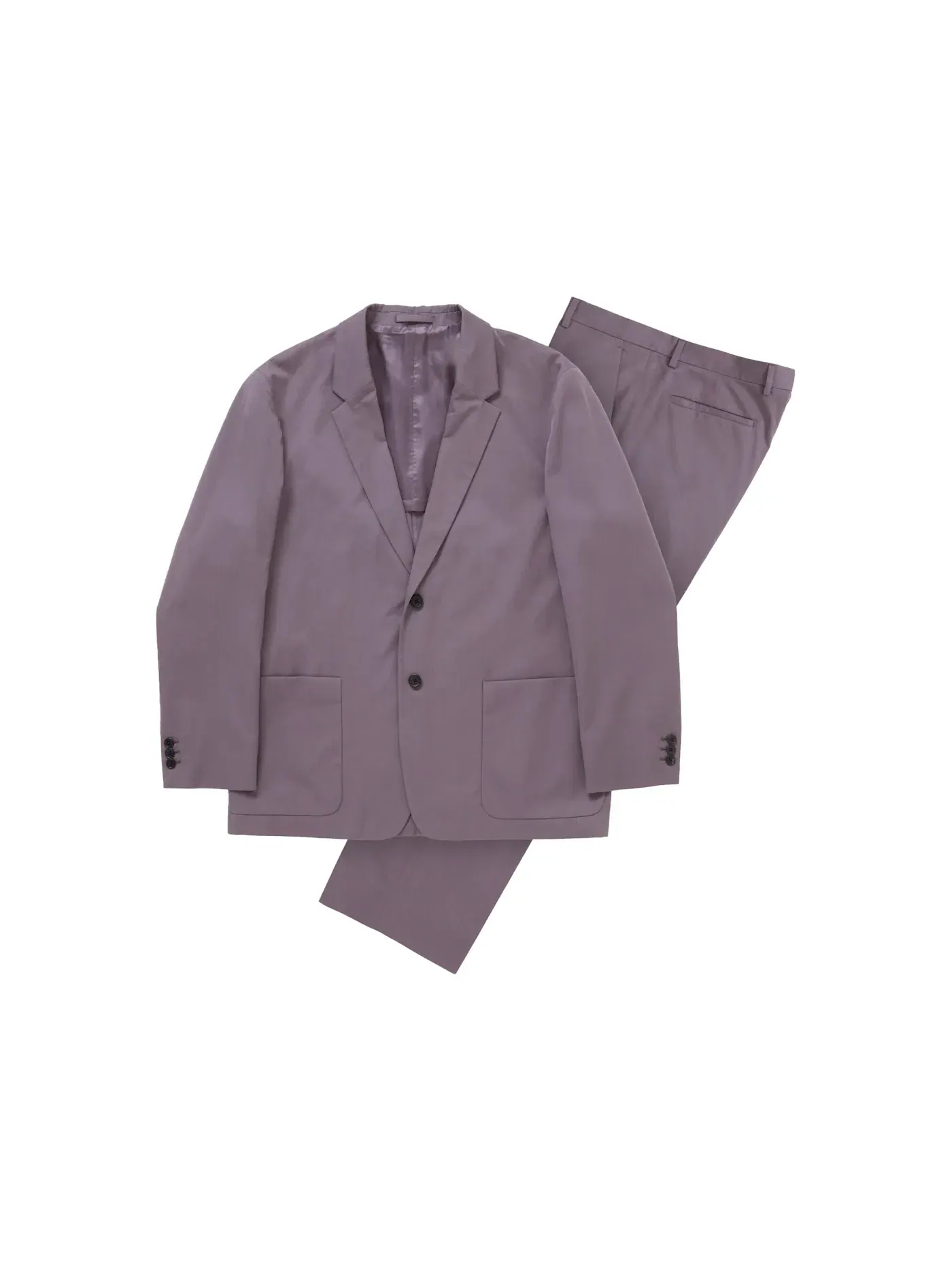 Мужской костюм из хлопка Sea Island Suit Supreme — изображение 1 из 5, фиолетовый