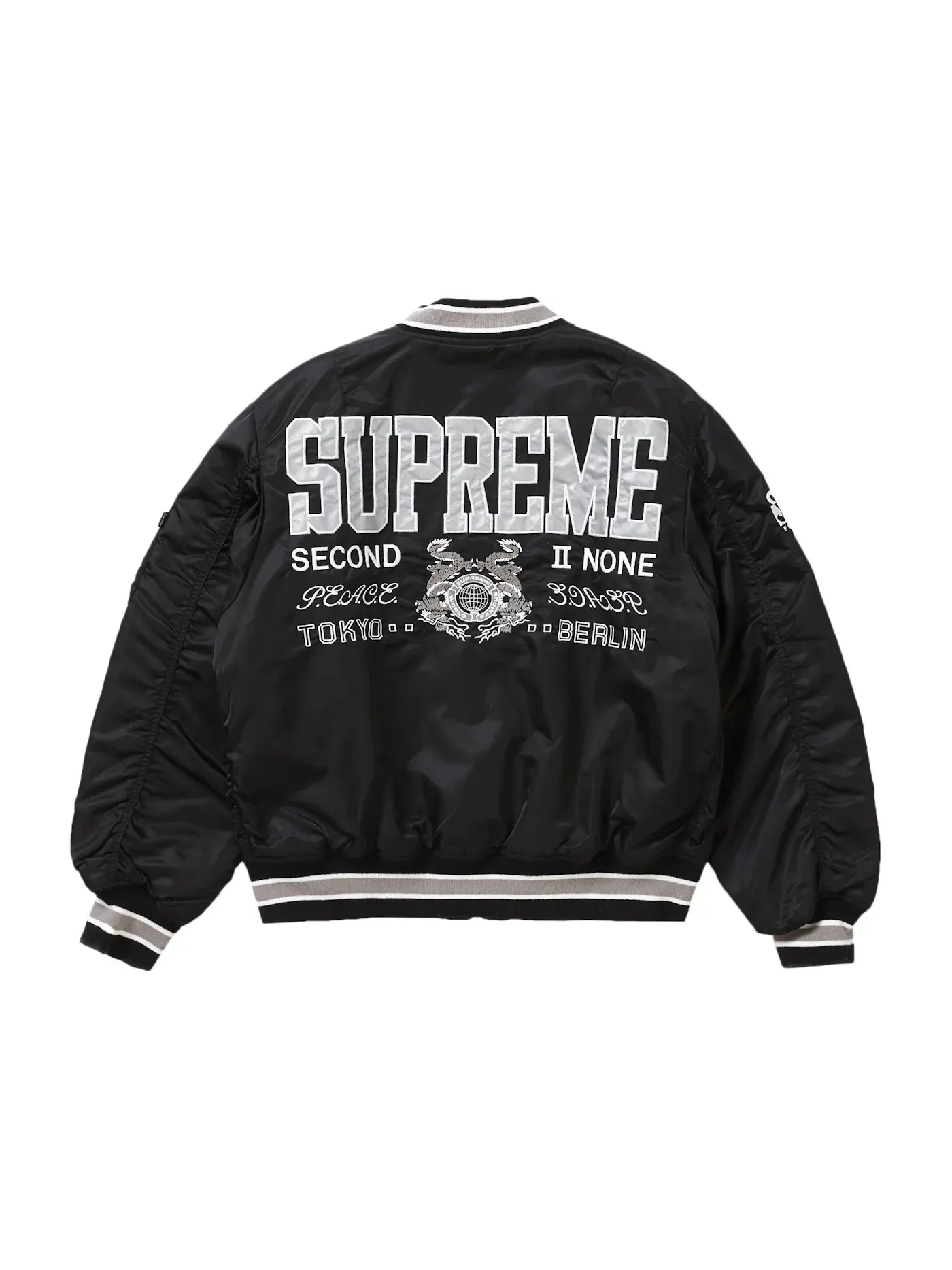 Мужская куртка MA-1 модель Second To None Supreme — изображение 1 из 3, черный