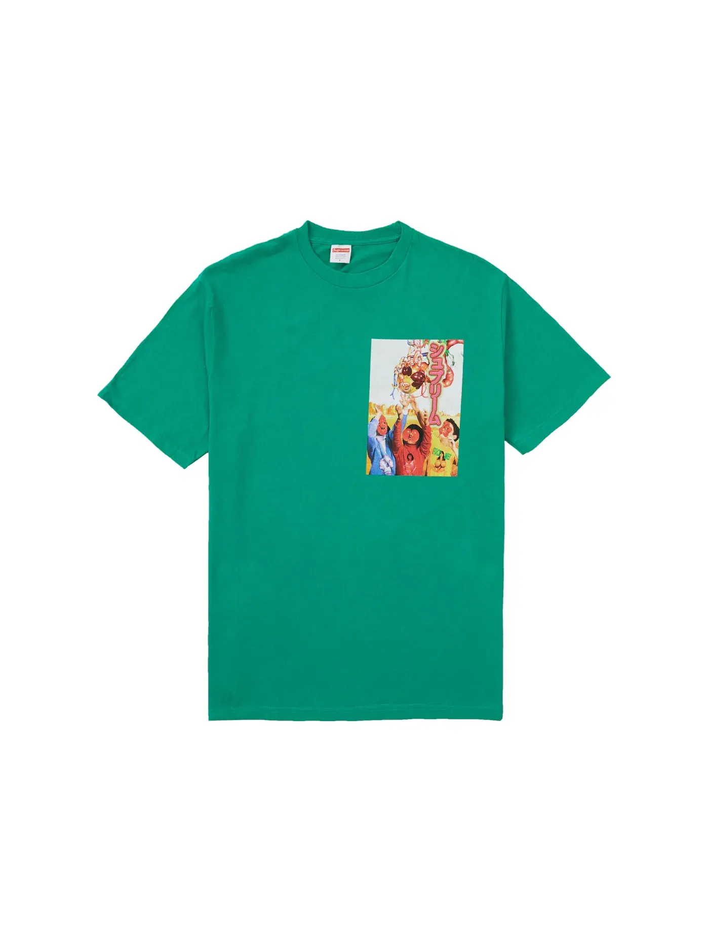 Мужская футболка Supreme Tee — изображение 1 из 2, зеленый