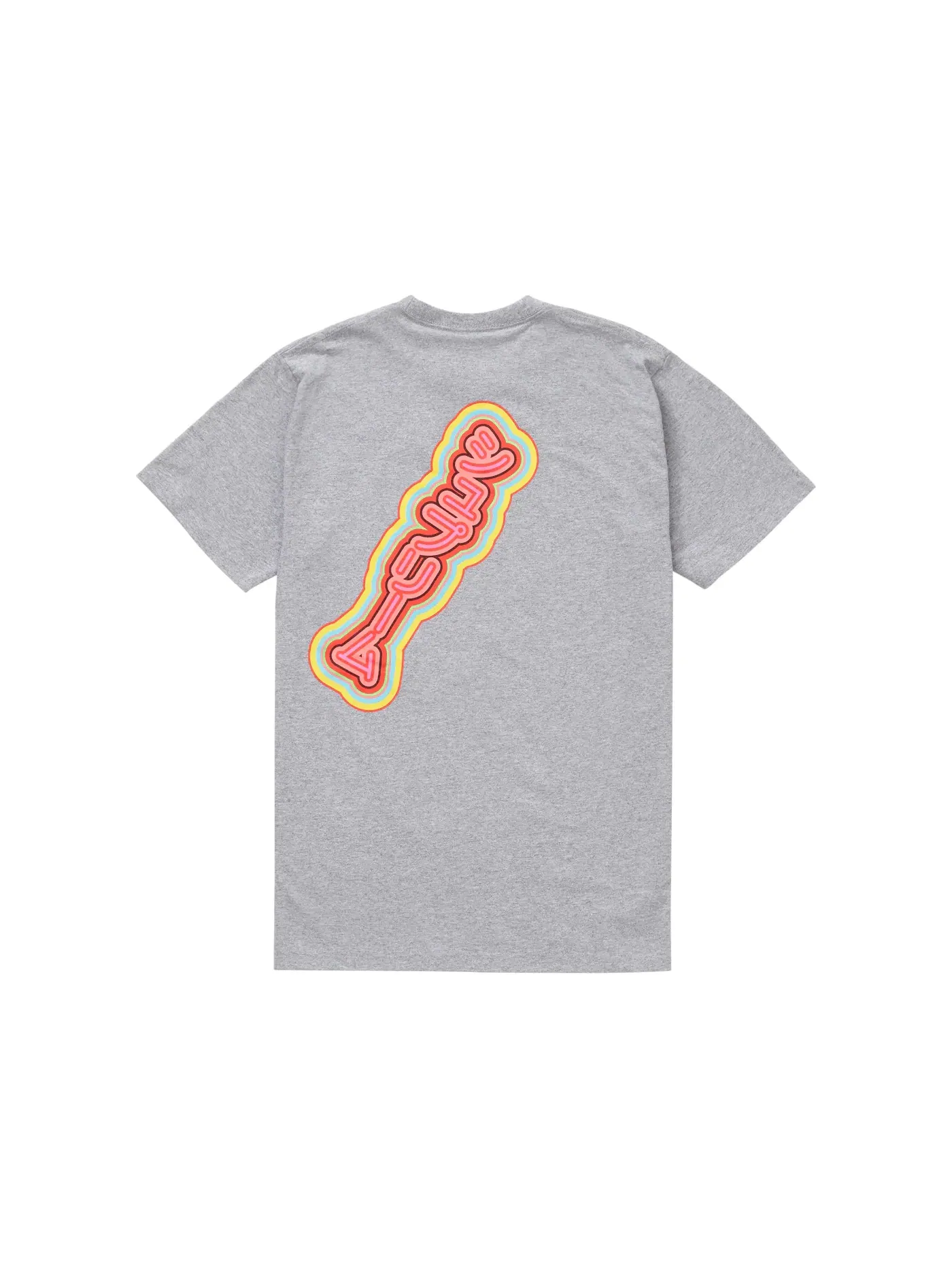 Мужская футболка с принтом Supreme Tee — изображение 2 из 2, серый