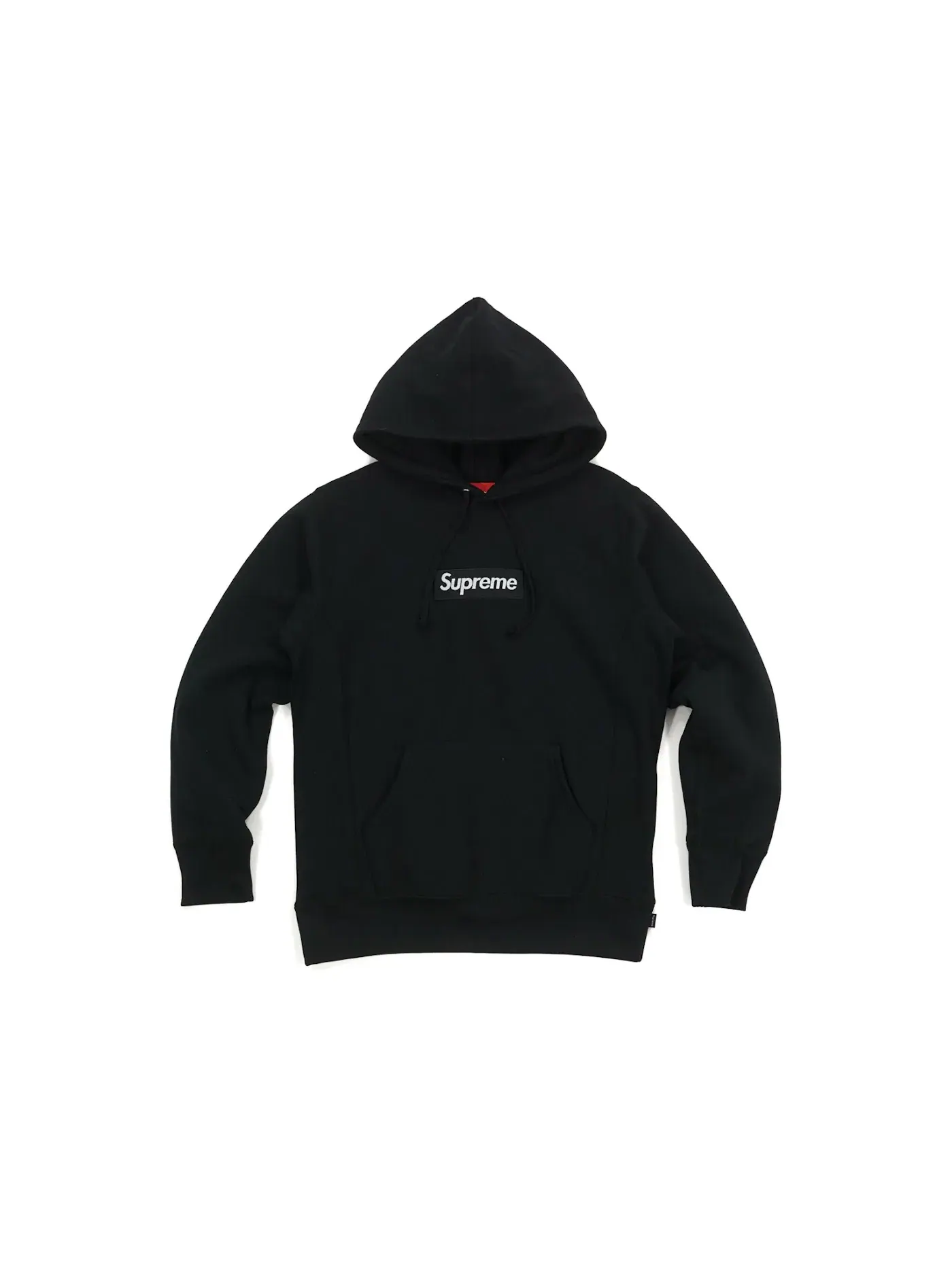 Мужской худи с принтом Box Logo Supreme — изображение 1 из 2, черный
