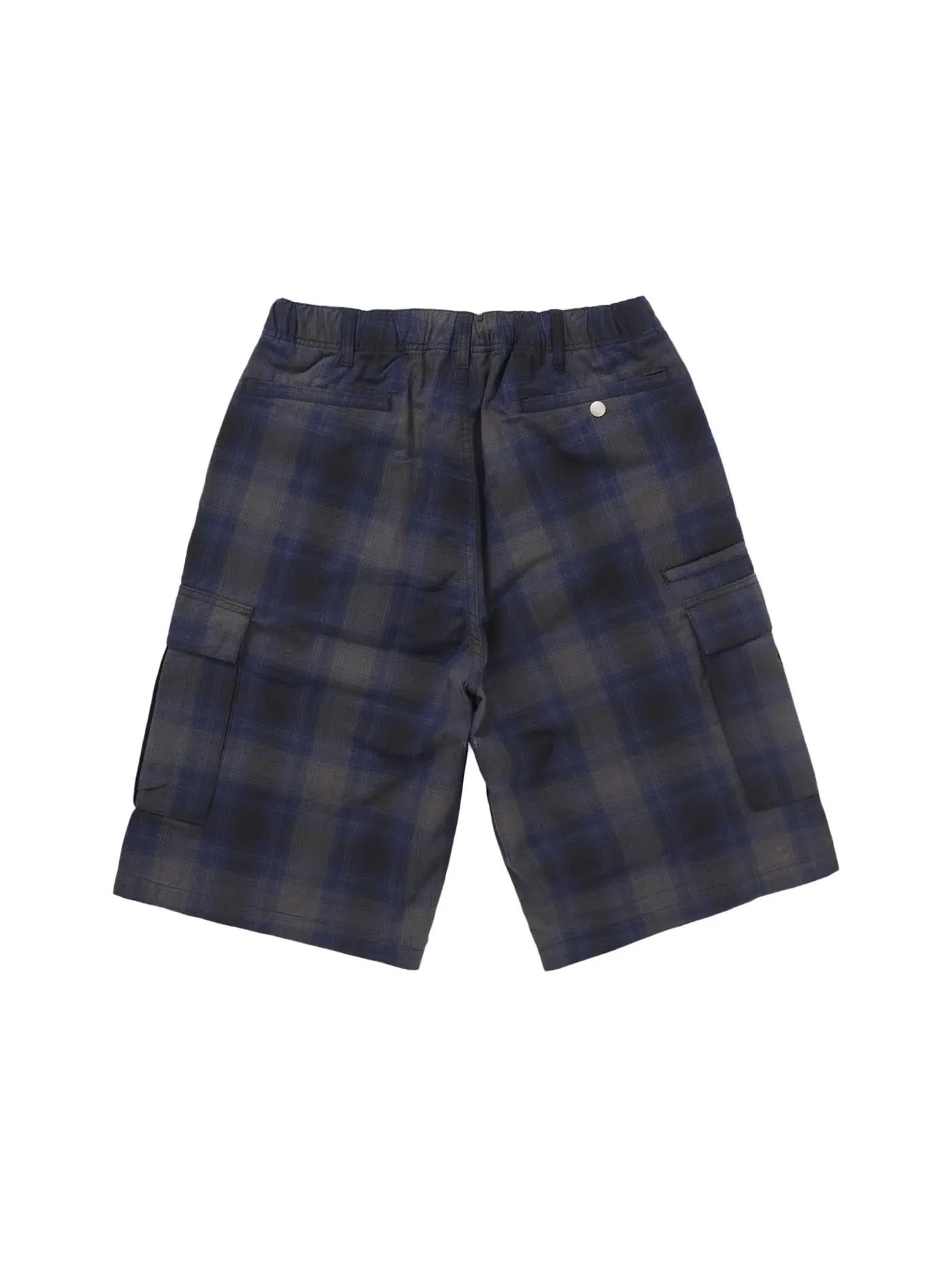 Мужские шорты с принтом Supreme Shadow Plaid Cargo — изображение 2 из 2, темно-синий