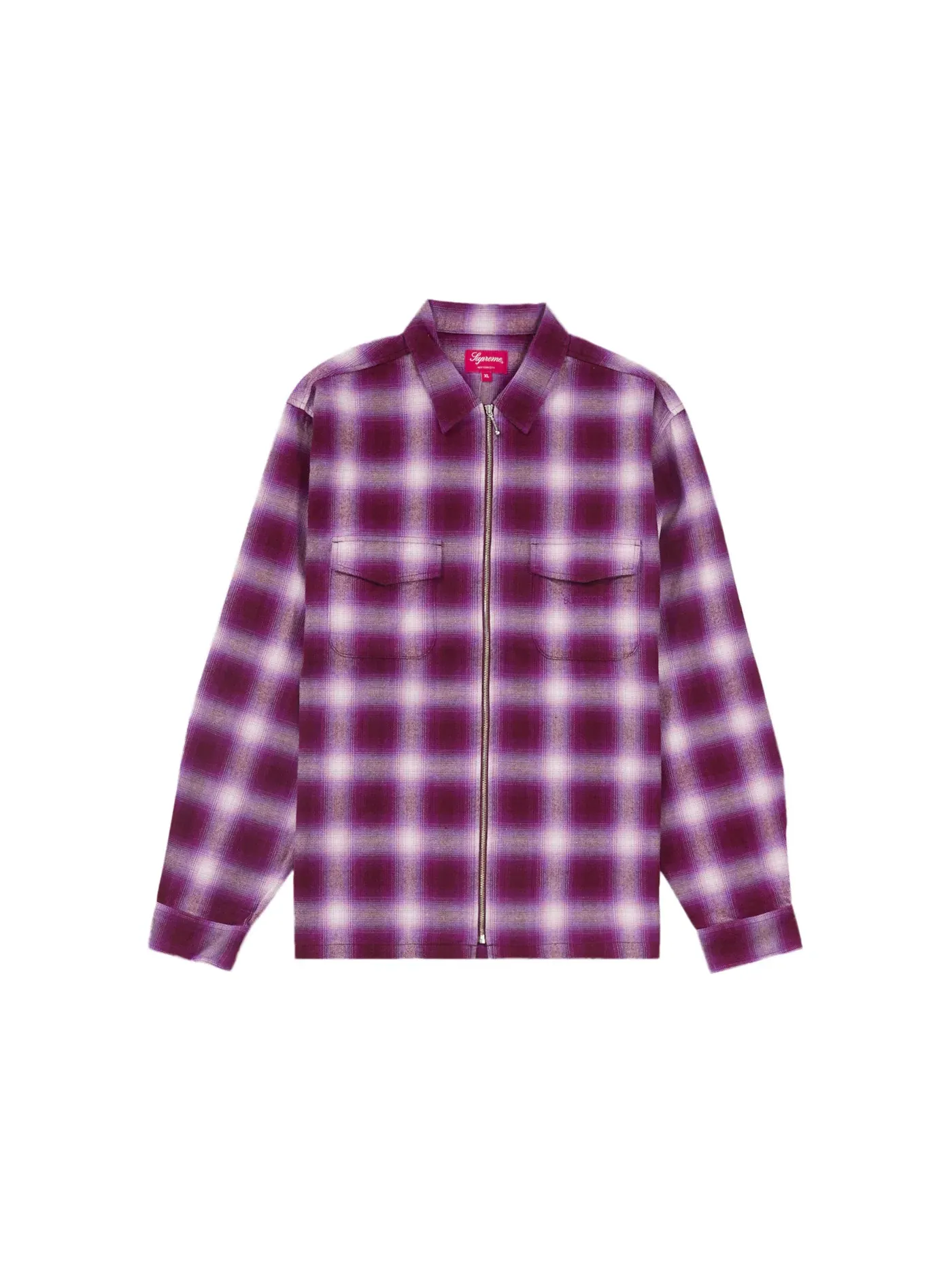 Мужская фланелевая рубашка с принтом Supreme Shirt — изображение 1 из 1, маджента