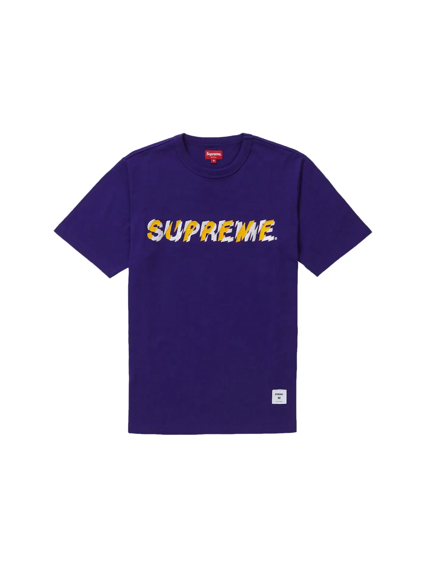 Мужская футболка Supreme Shatter SS Top Purple — изображение 1 из 1, фиолетовый