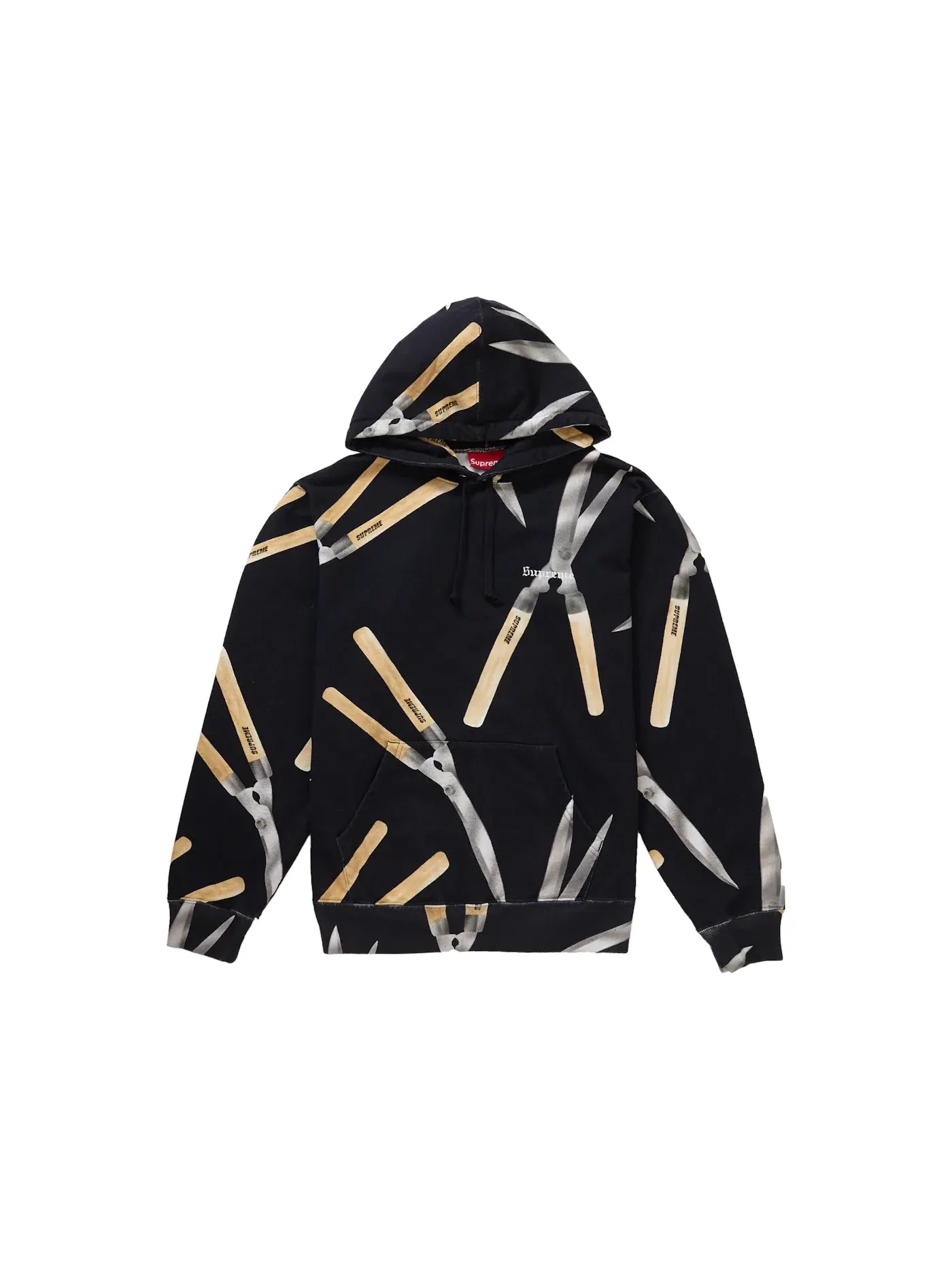 Мужской худи с капюшоном Supreme Sweatshirt — изображение 1 из 1, черный