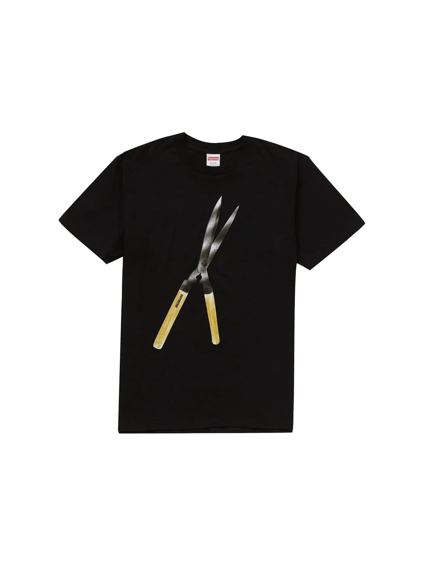 Мужская футболка с принтом Shears Supreme — изображение 1 из 1, черный