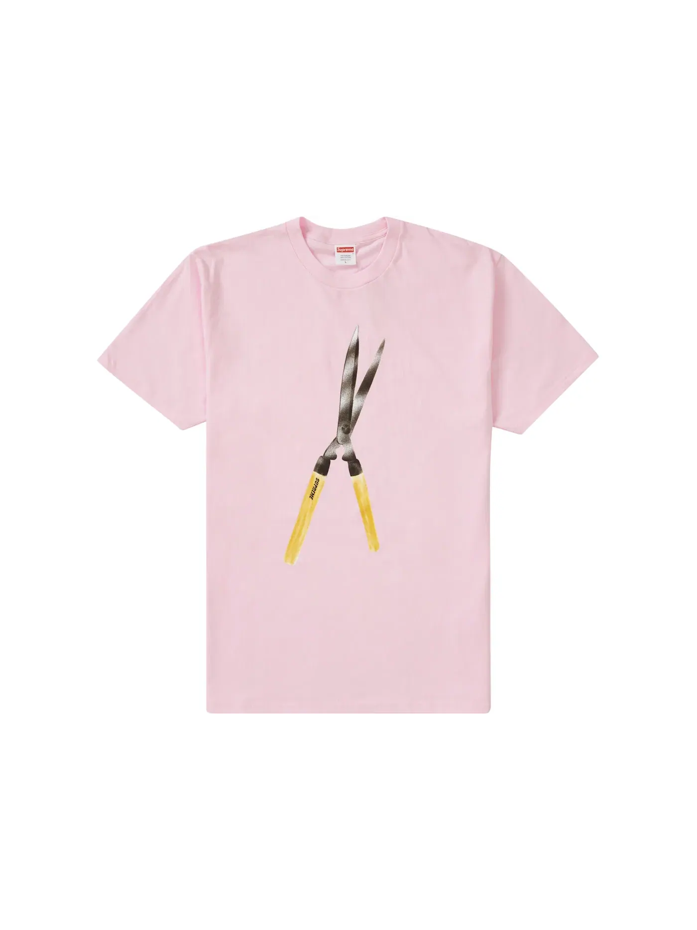 Мужская футболка с принтом Shears Tee Supreme — изображение 1 из 1, розовый