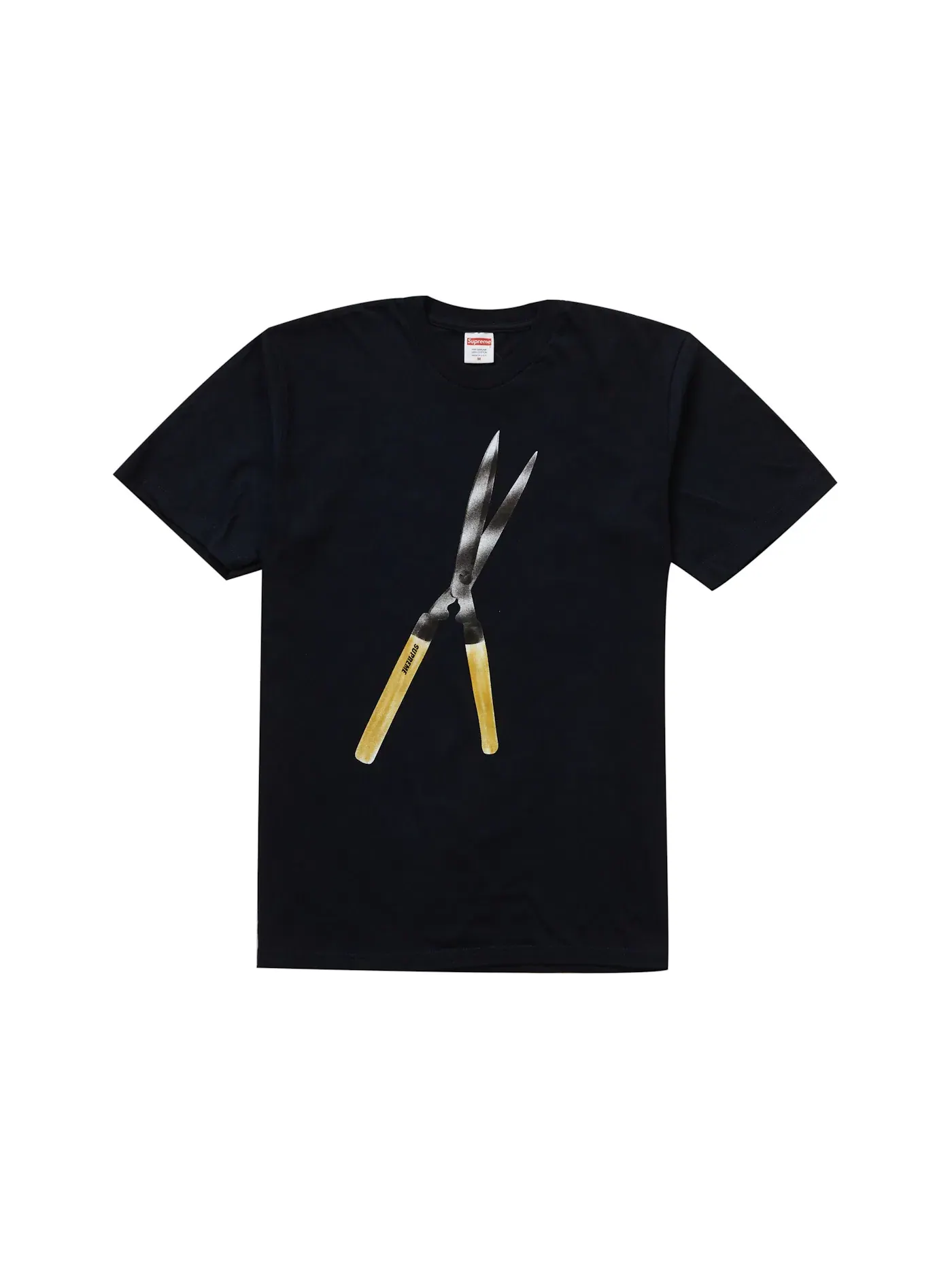 Мужская футболка с принтом Supreme Shears Tee — изображение 1 из 1, темно-синий