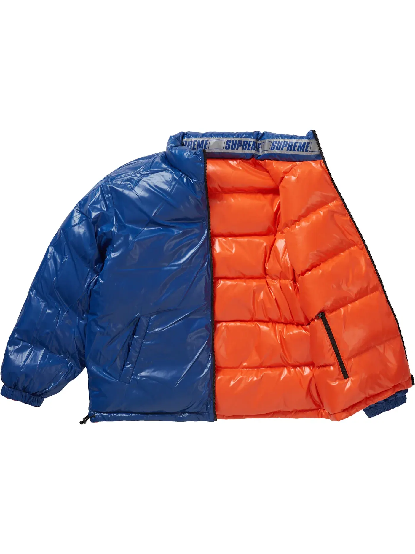 Мужская куртка пуховик Puffy Jacket Supreme — изображение 3 из 3, оранжевый