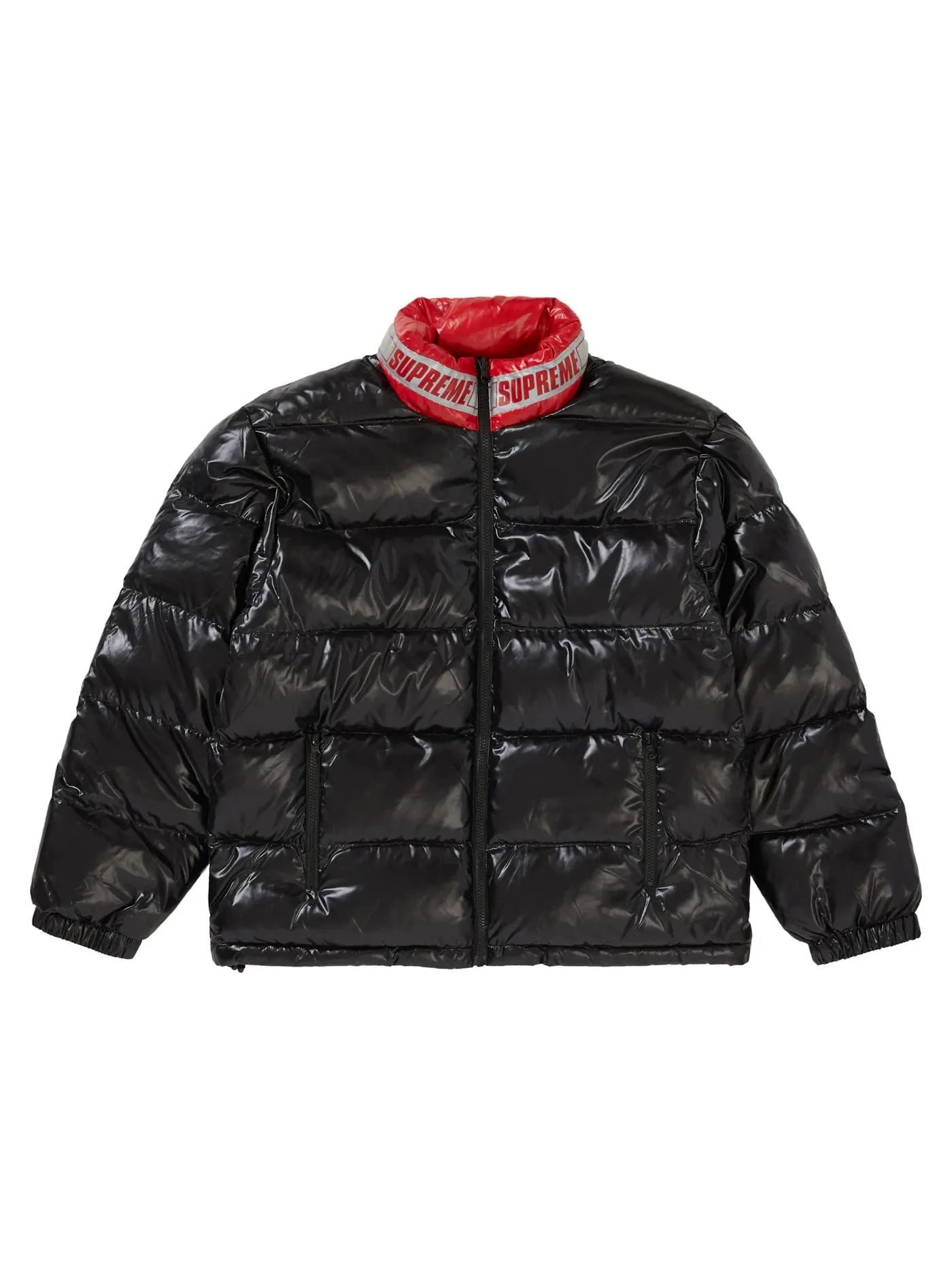 Мужская куртка пуховик Puffy Jacket Supreme — изображение 4 из 4, черный