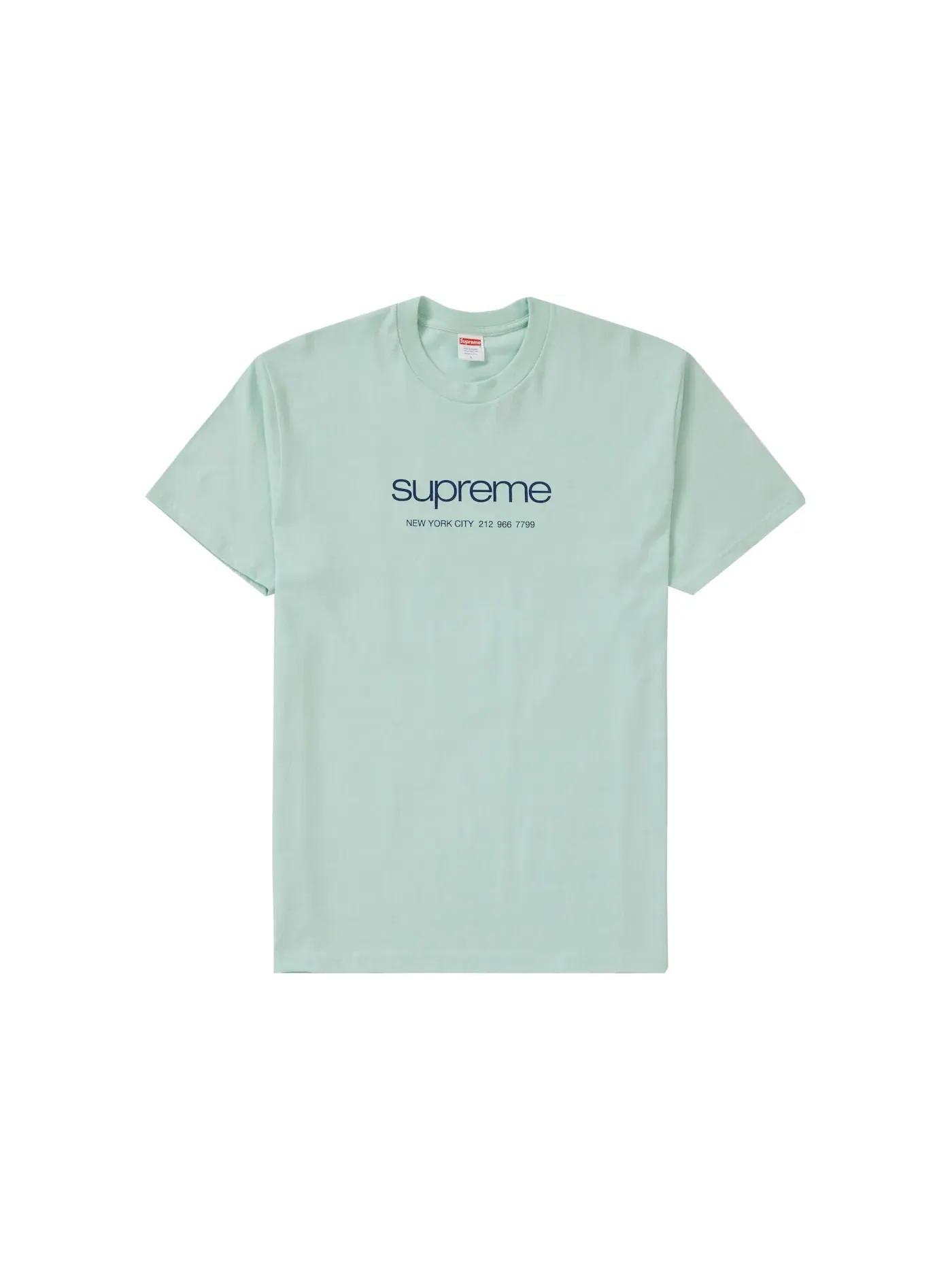 Мужская футболка с принтом Supreme Tee — изображение 1 из 1, зеленый