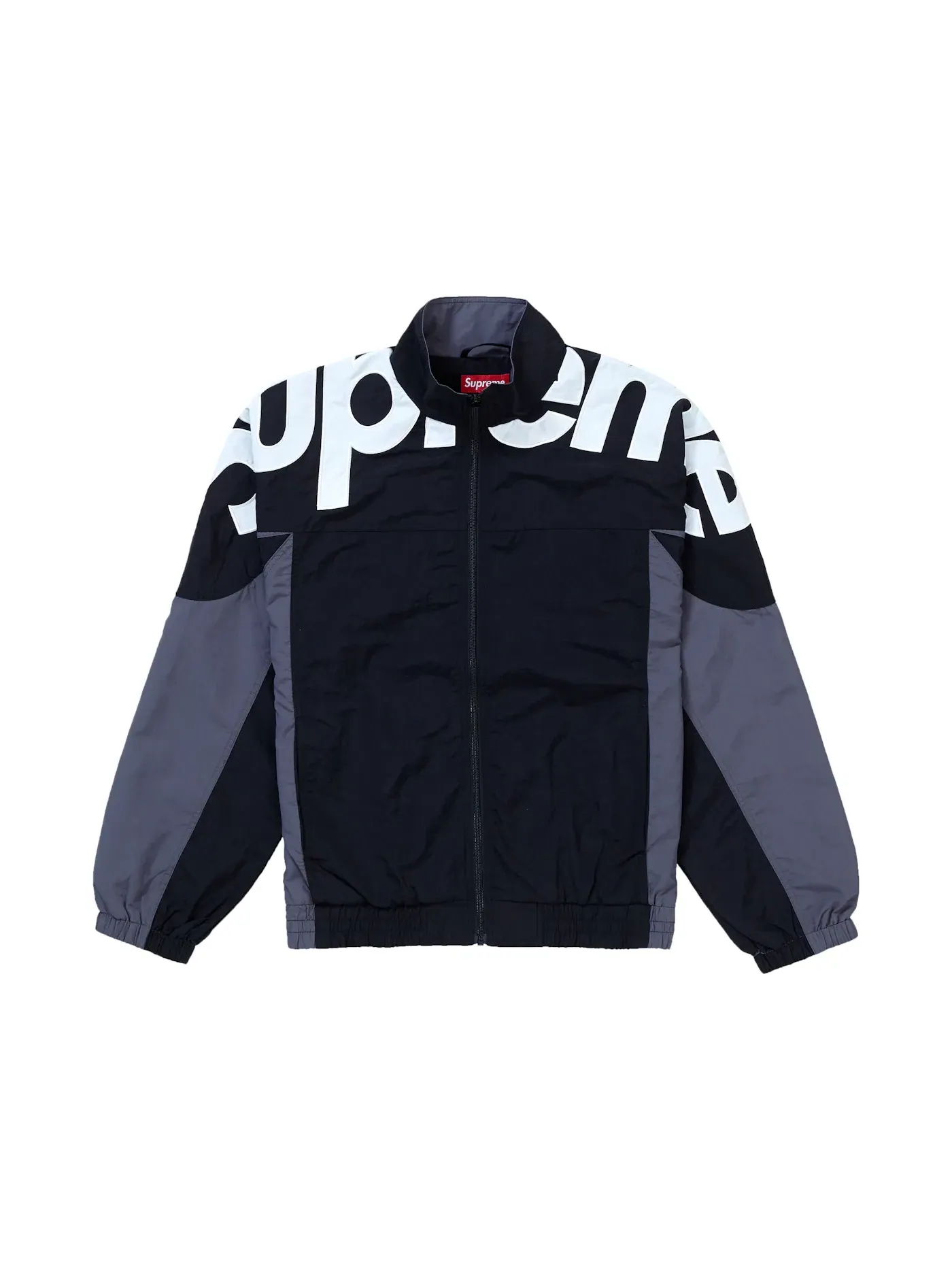 Мужская куртка с логотипом Supreme Shoulder Logo Track Jacket Supreme — изображение 1 из 2, черный