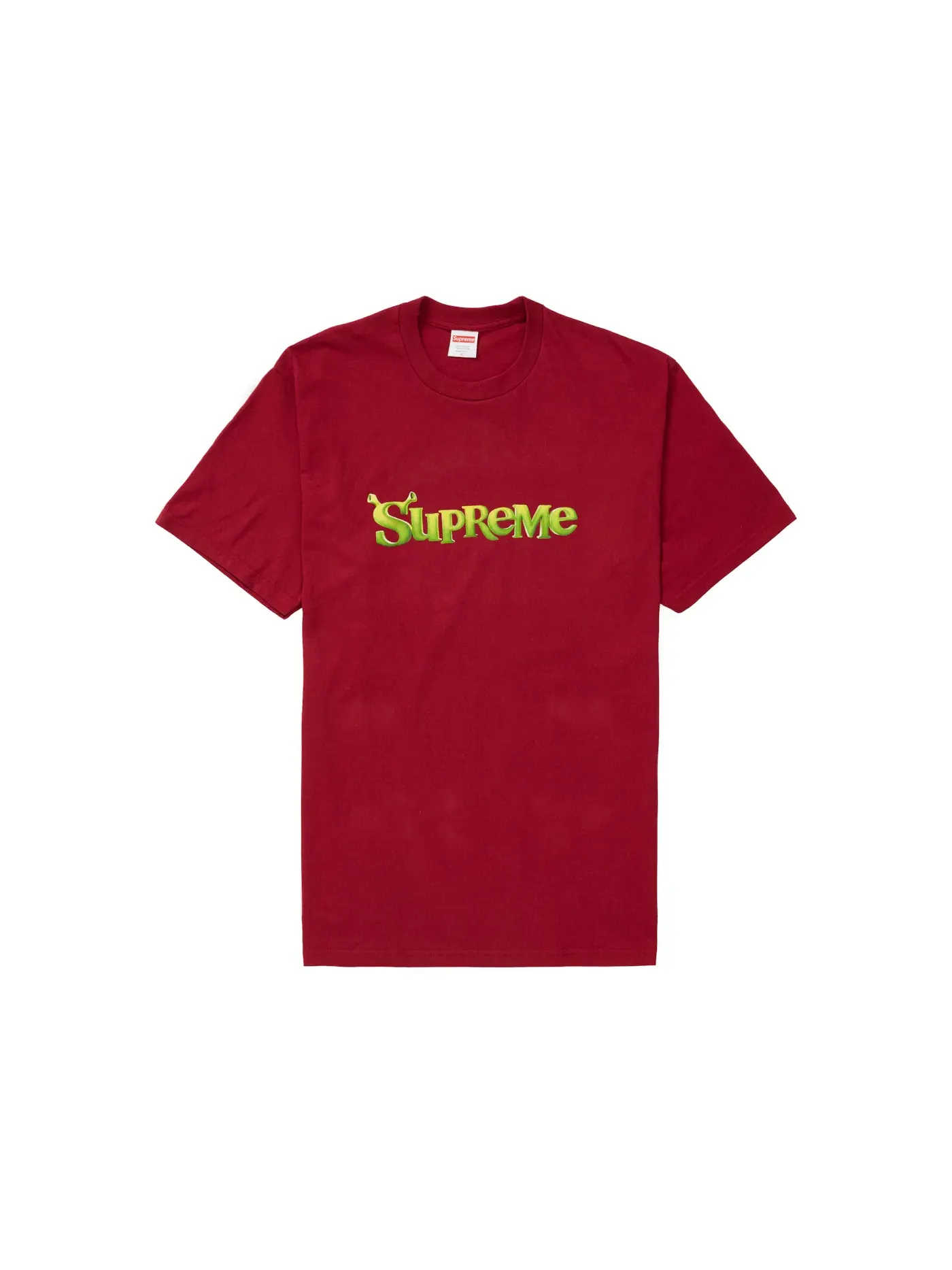 Мужская футболка с принтом Supreme Tee — изображение 1 из 1, красный