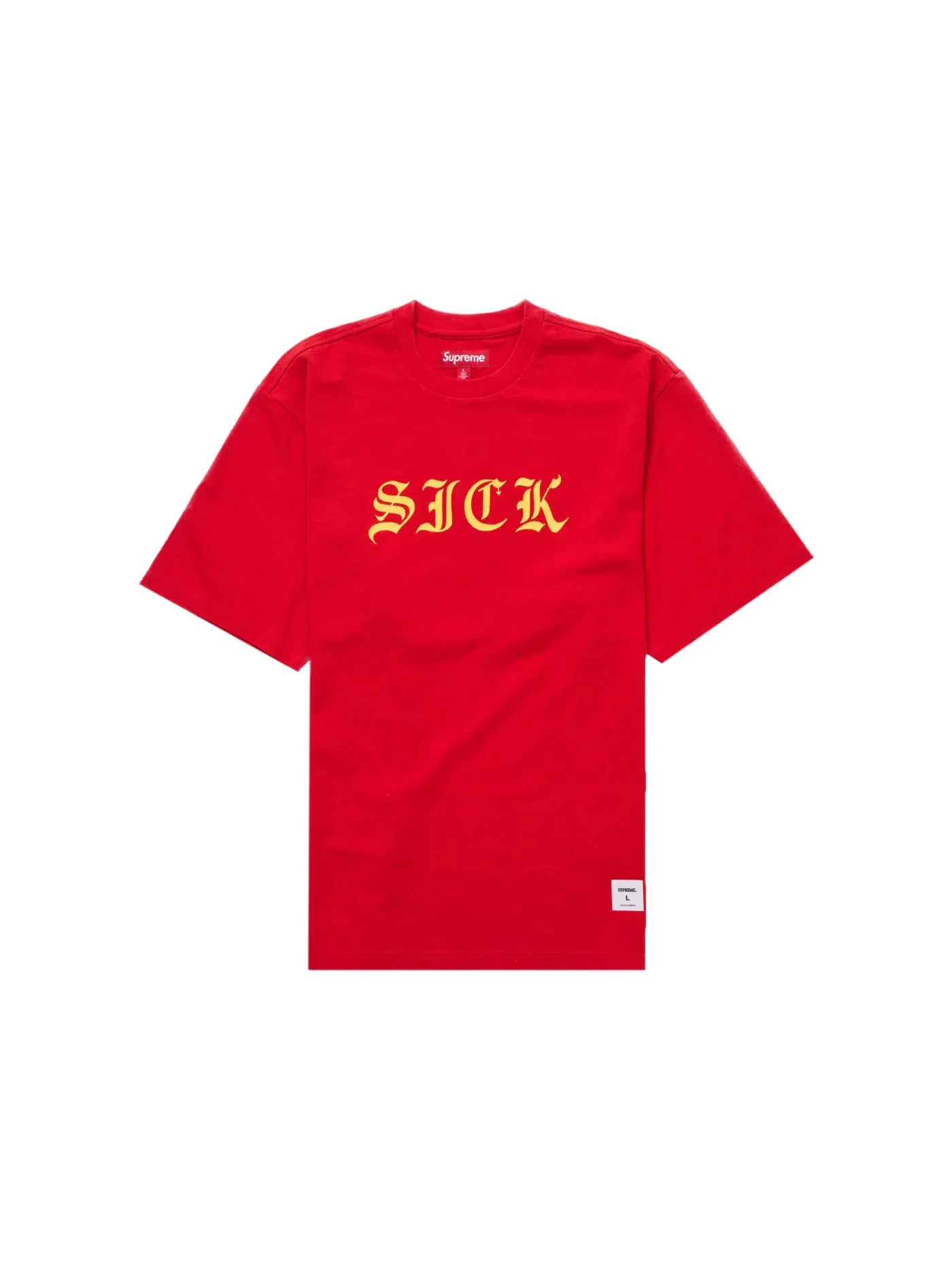 Мужская футболка с коротким рукавом Supreme Top — изображение 1 из 1, красный
