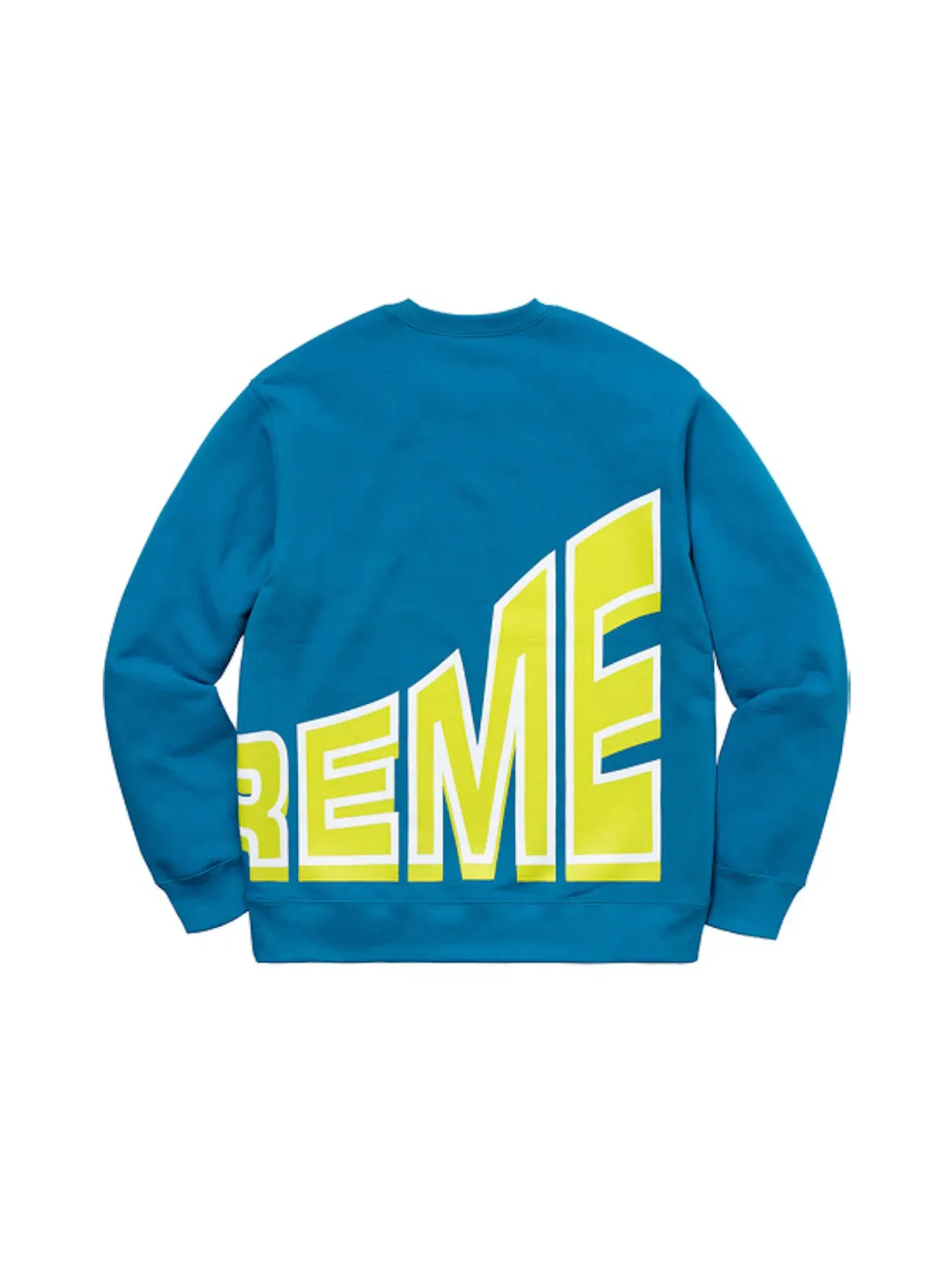 Мужской свитшот с принтом Supreme Side Arc Crewneck — изображение 2 из 2, темный голубой
