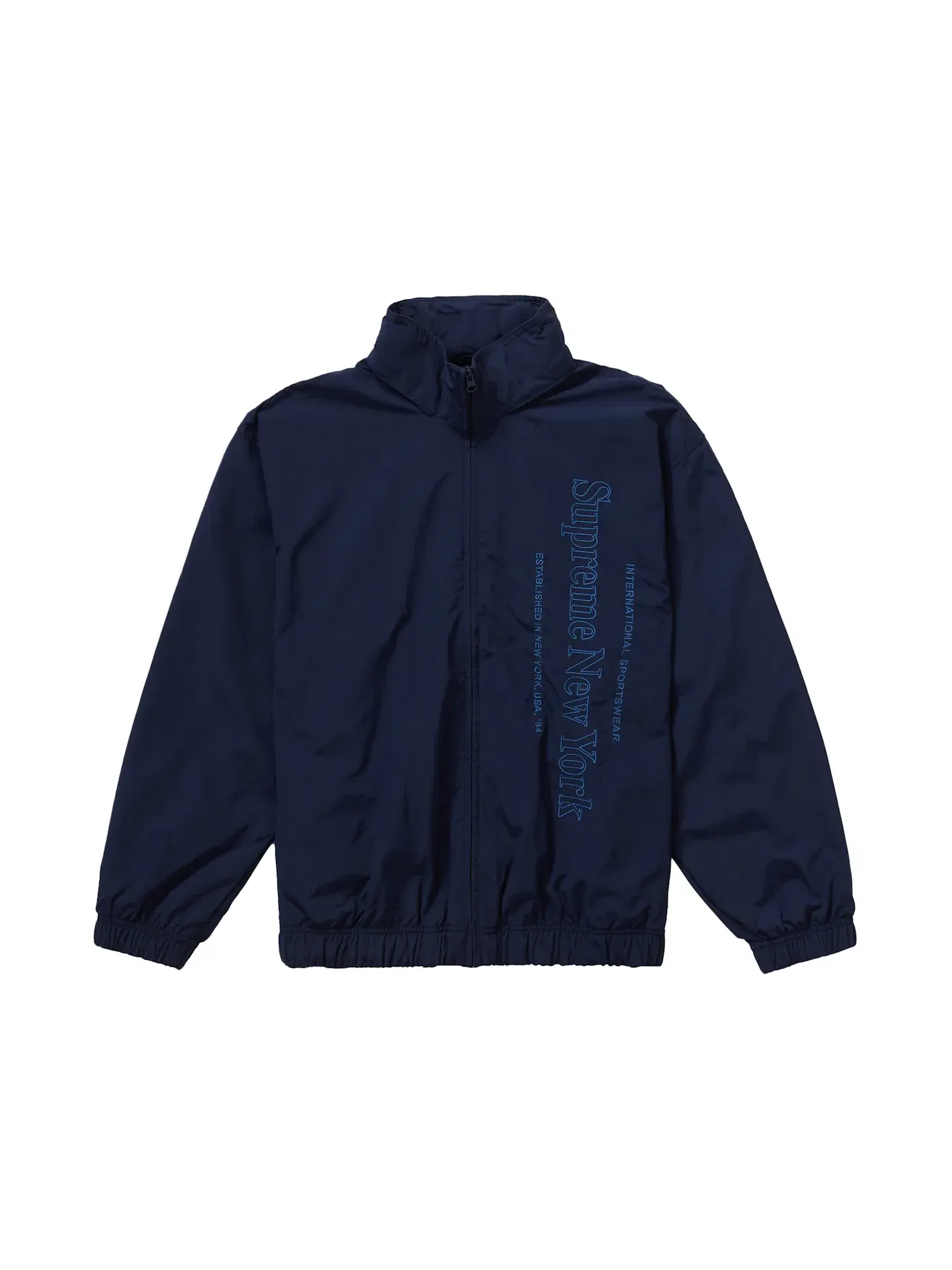 Мужская куртка Supreme Track Jacket — изображение 1 из 3, темно-синий