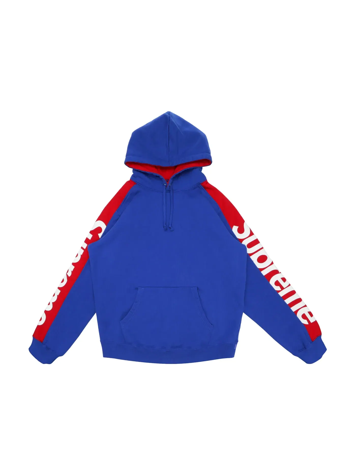 Мужская худи с капюшоном с принтом Sweatshirt Supreme — изображение 1 из 1, королевский