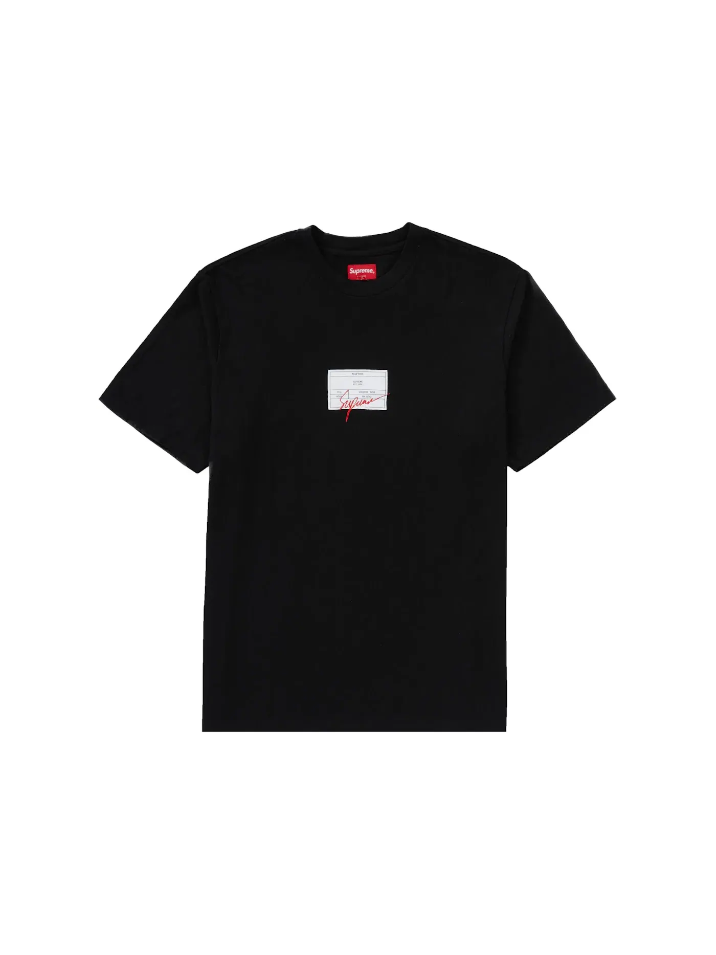 Мужская футболка Supreme S/S Top — изображение 1 из 1, черный