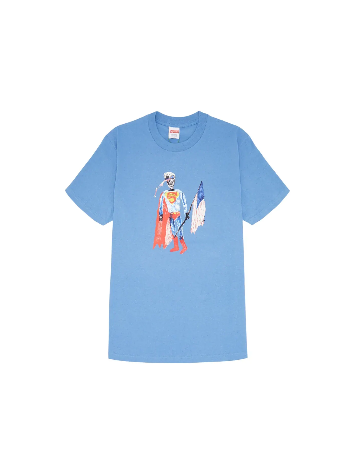 Мужская футболка с принтом Supreme Tee, Dusty Light Royal — изображение 1 из 1