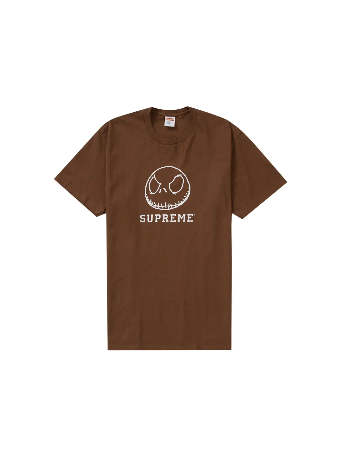 Мужская футболка Supreme Skeleton Tee — изображение 1 из 1, коричневый