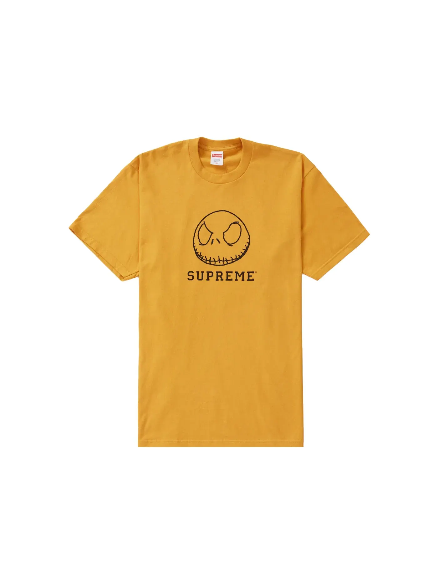 Мужская футболка с принтом Supreme Tee FW23 — изображение 1 из 1, желтый
